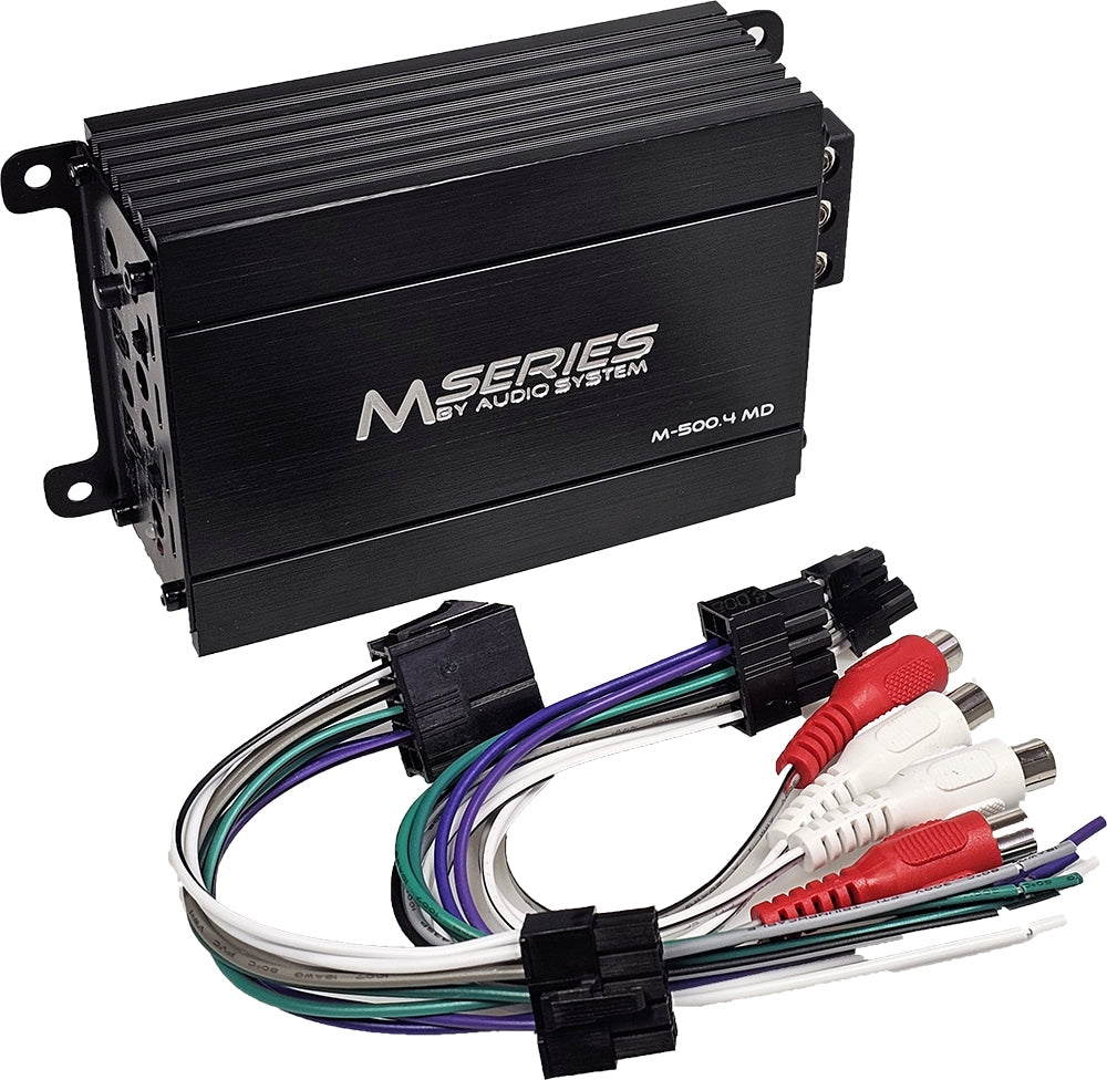 Car amplifier MINI 4-Channel - Audio System M-500.4 MD 4x125W RMS