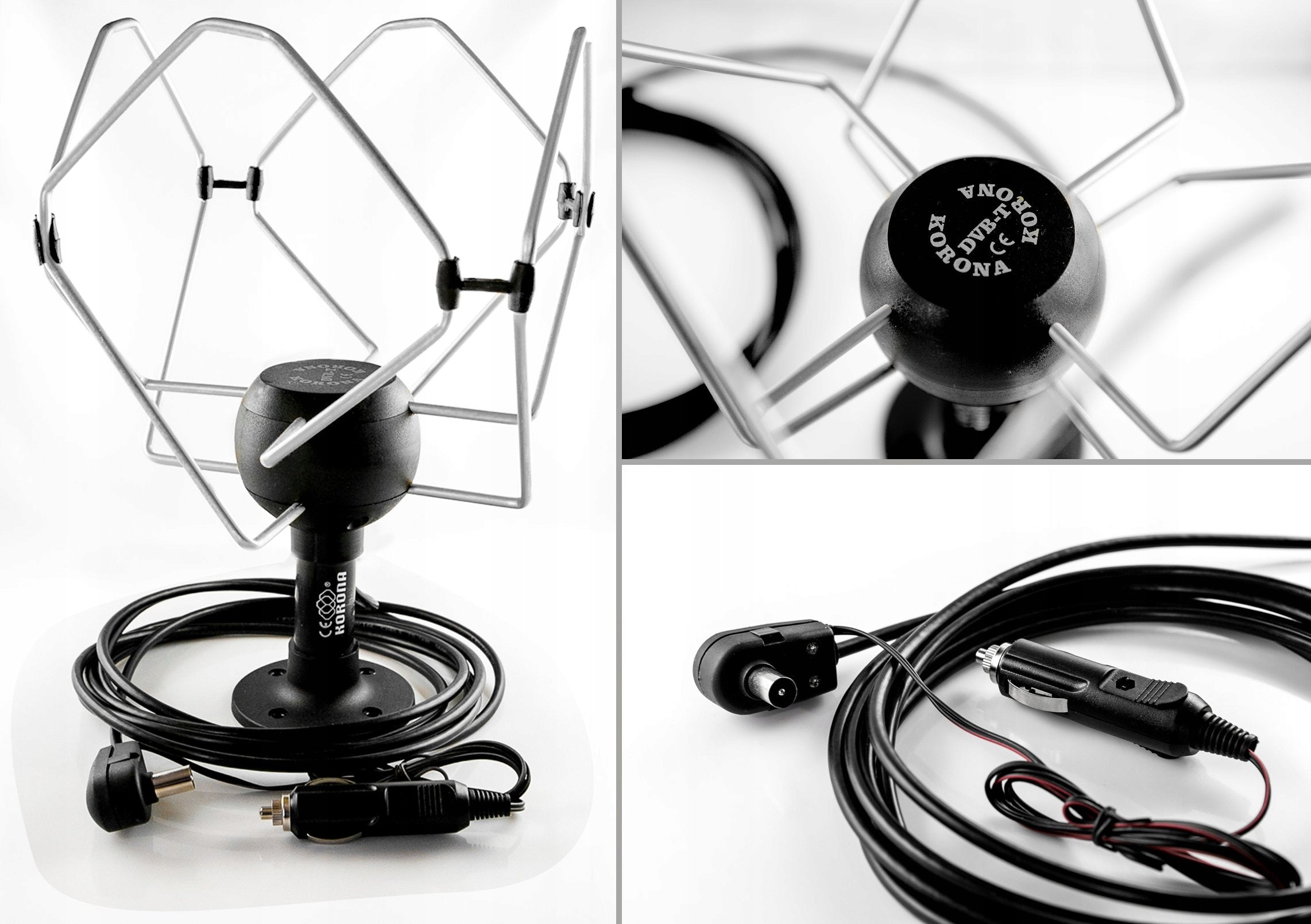Car antenna CROWN DVB-T 12 V MOBILE HIT Packaging status original