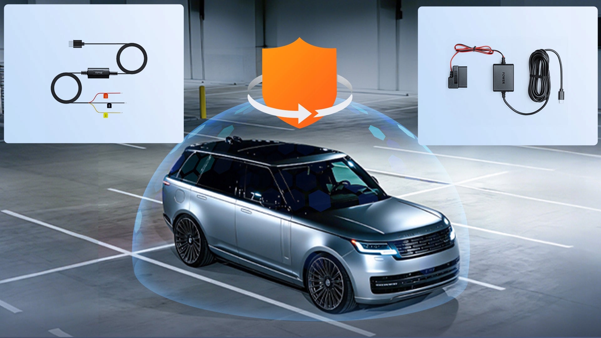 Car camera 70mai M310 Plus 4K lens 360° + collision form Memory card included none