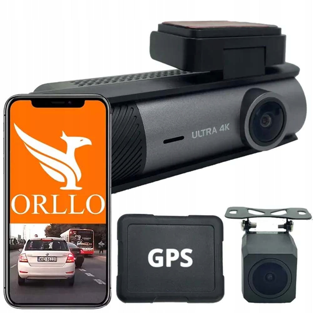 Car camera ORLLO RX700PRO – front 4K + rear Full HD | GPS | WIFI