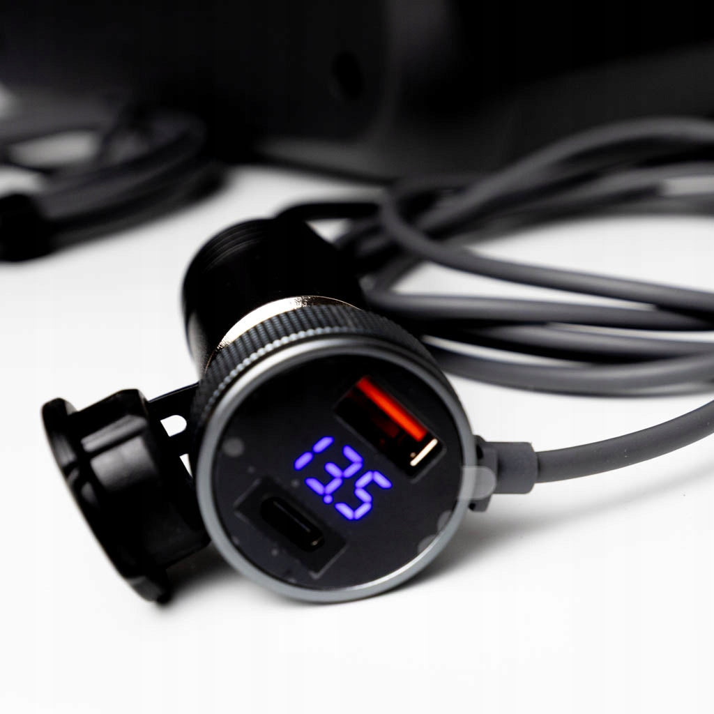 Car charger for starlink mini 3m,digital display 12V-24V Brand no brand
