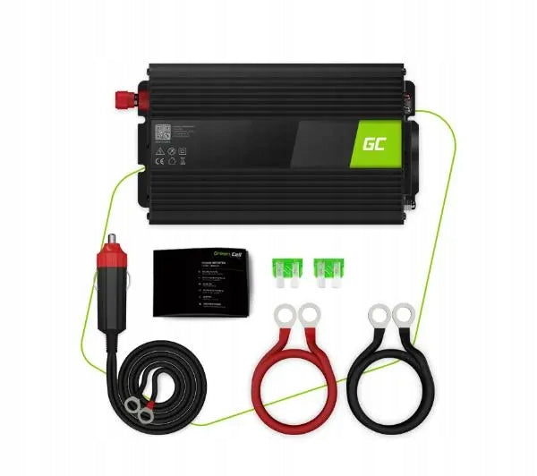 Car converter Green Cell INV03DE 12V to 230V 500W/1000W Packaging status original