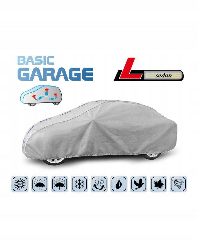 Car cover Kegel-Błażusiak Basic Garage Sedan L grey Manufacturer's catalog number 5-3963-242-3021