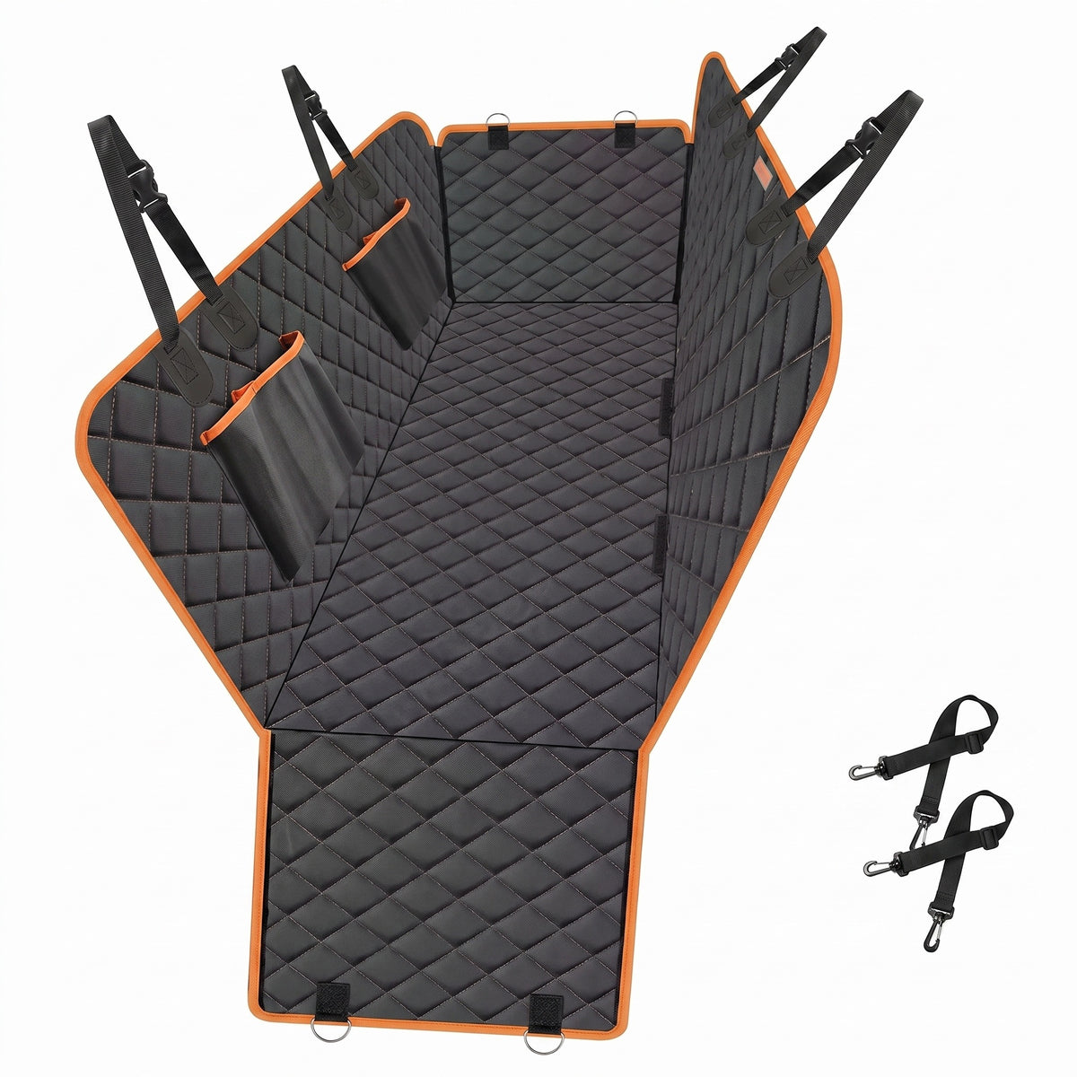 Car mat for dog, set with belts, seat protection, SUV