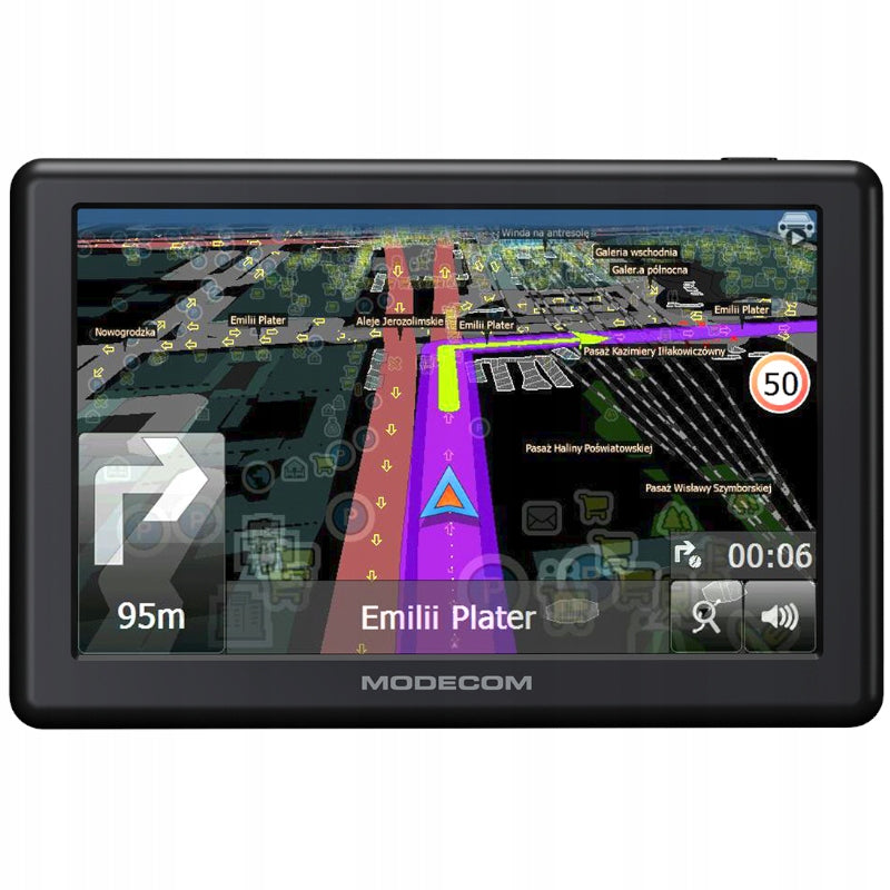 Car navigation 5" MODECOM FreeWAY CX5.0 + MapFactor map Europe TFT