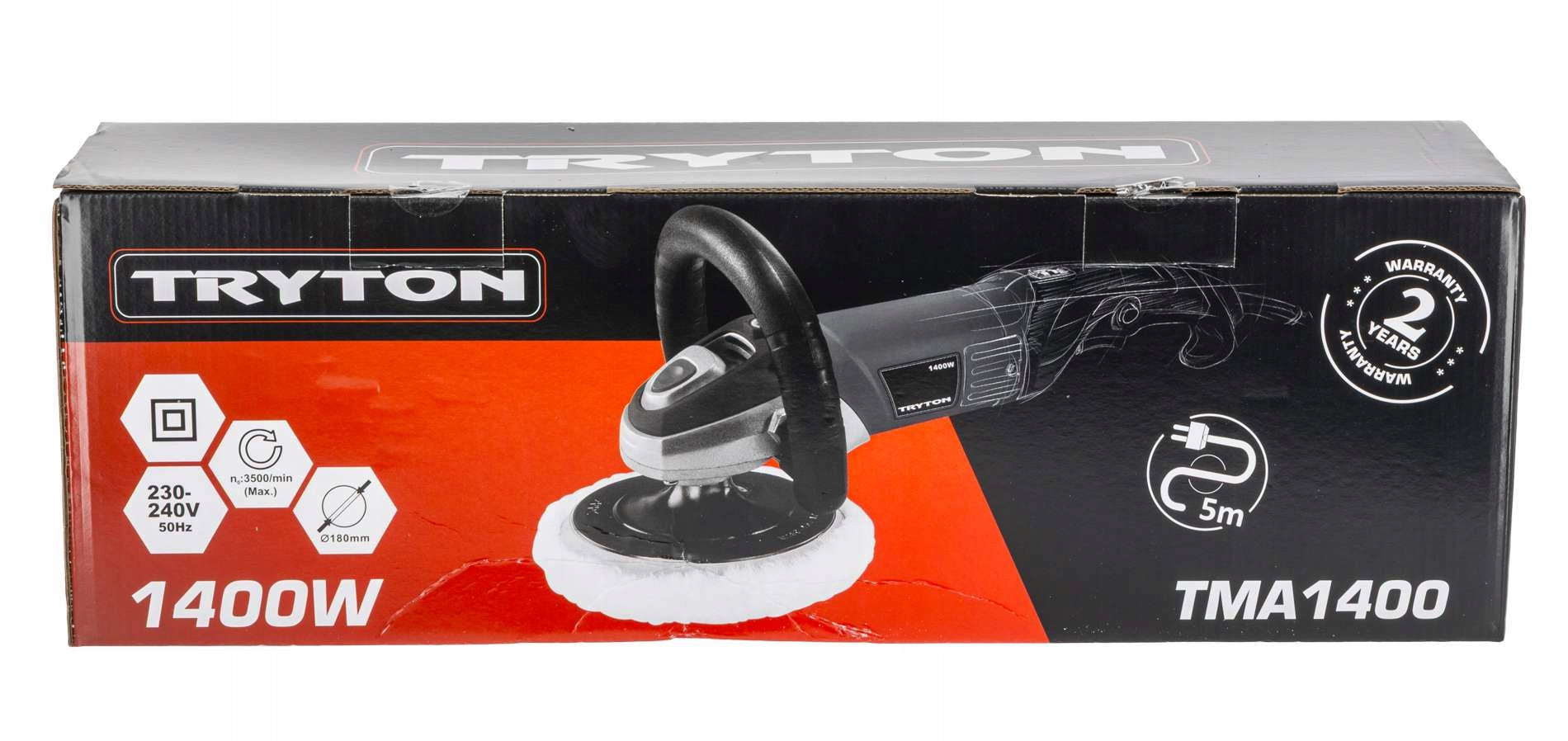 Car polisher 1400W Tryton TMA1400 Batteries included no