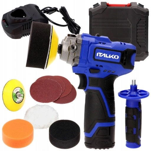 Car polisher mini Italko 75mm 12V car detailing grinder