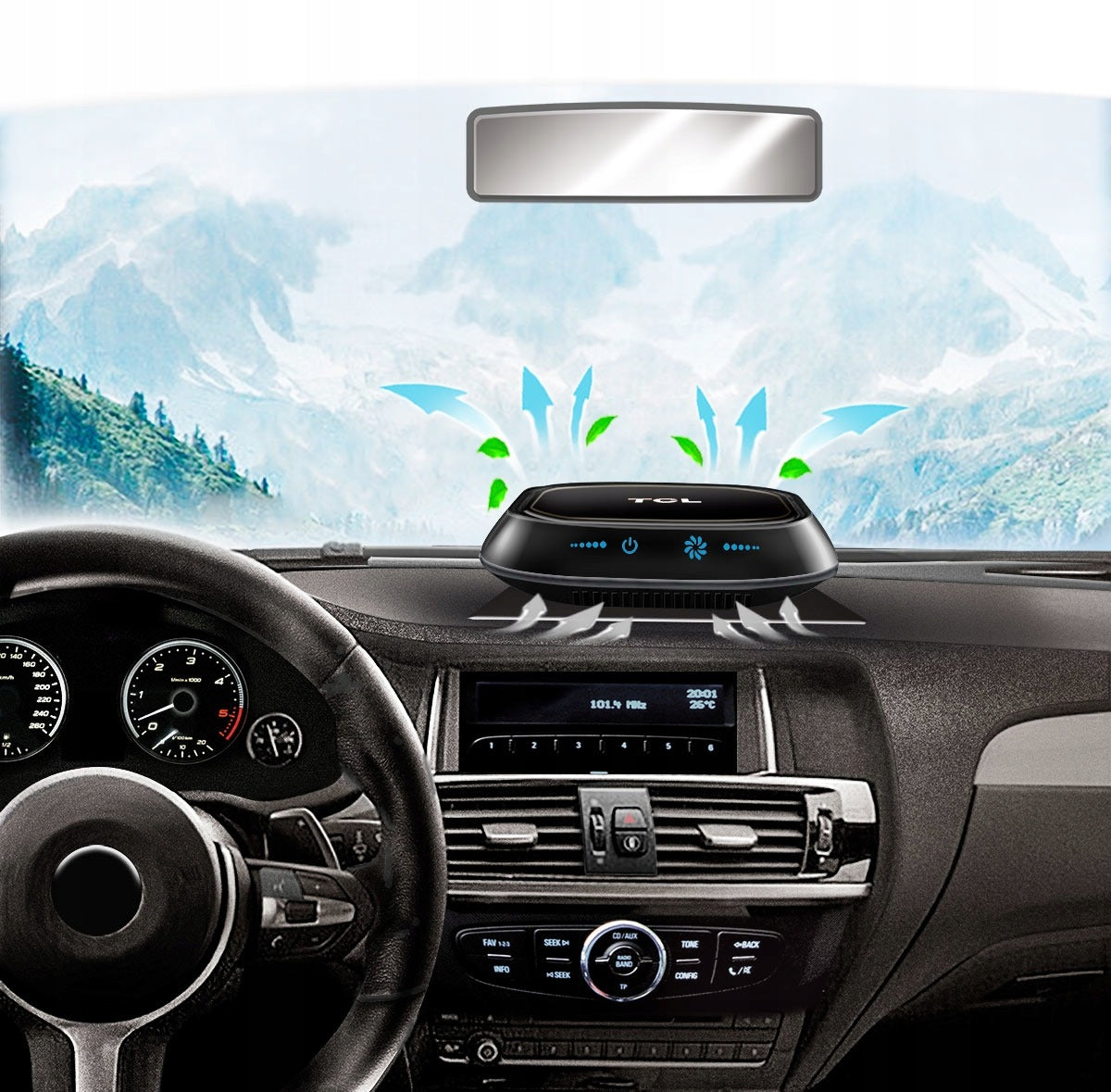 Car purifier TCL KJ5F HEPA ionization Batteries included no