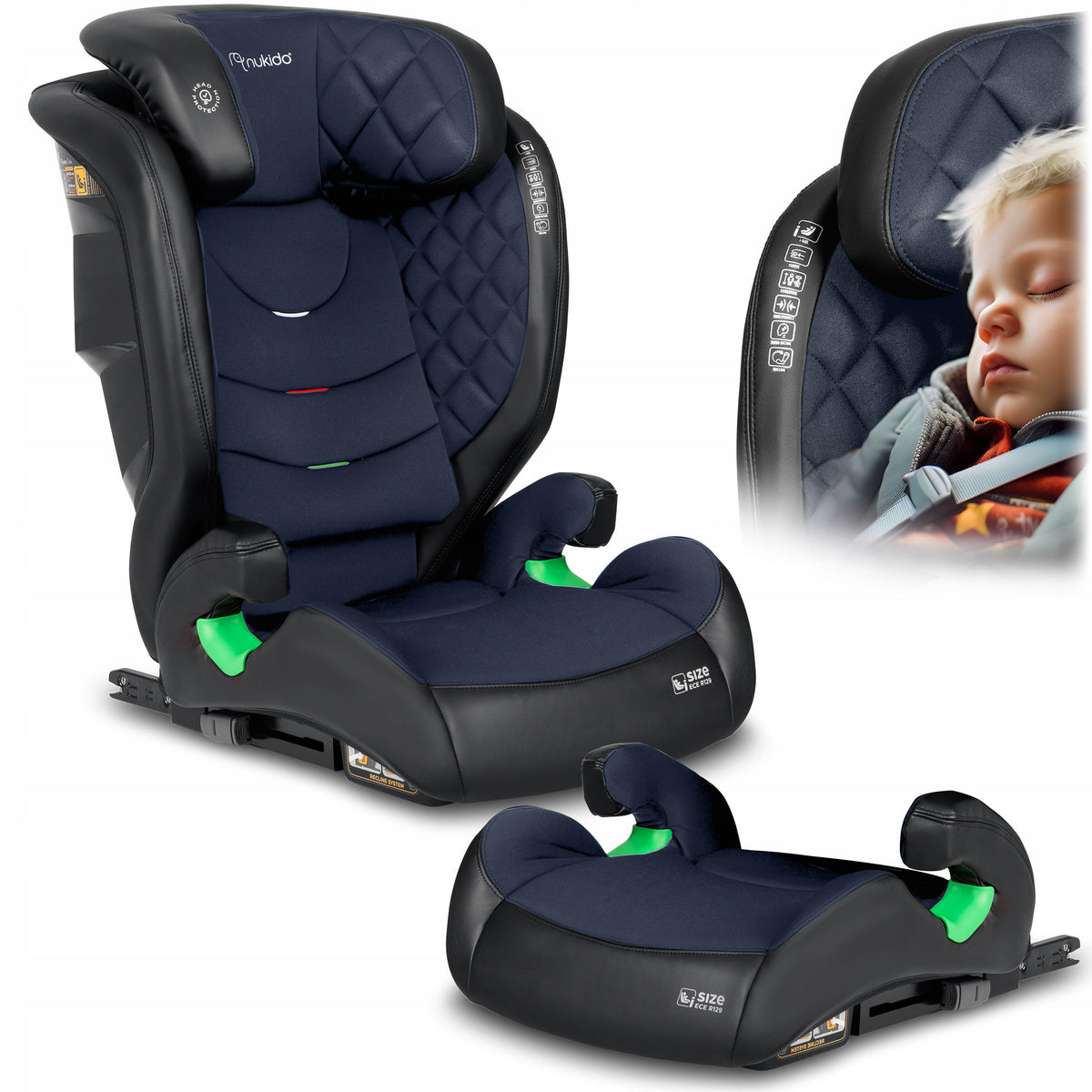 Car seat 15-36kg ISOFIX Nukido Louis i-Size