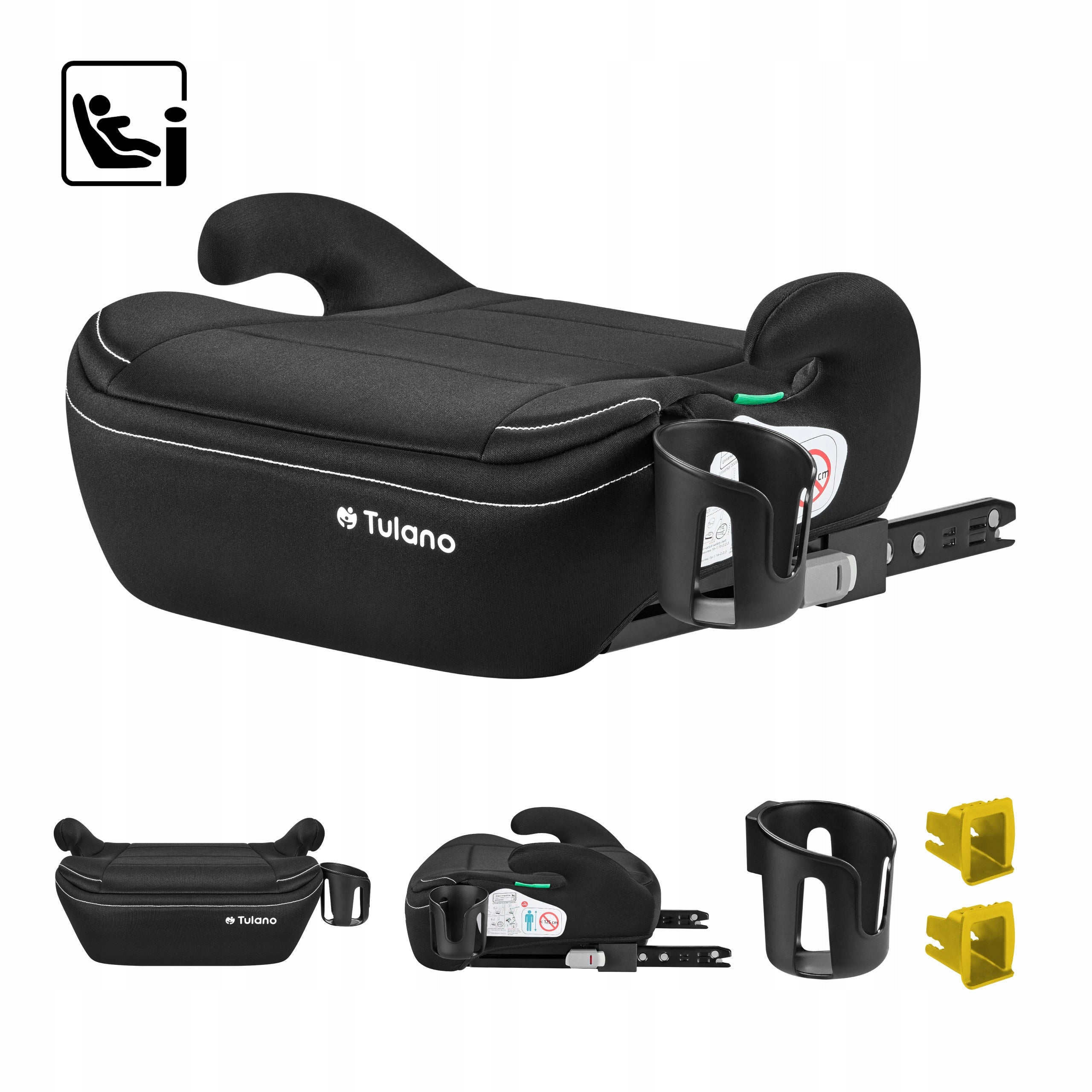 Car seat 15-36kg ISOFIX STAND Tulano i-Size black