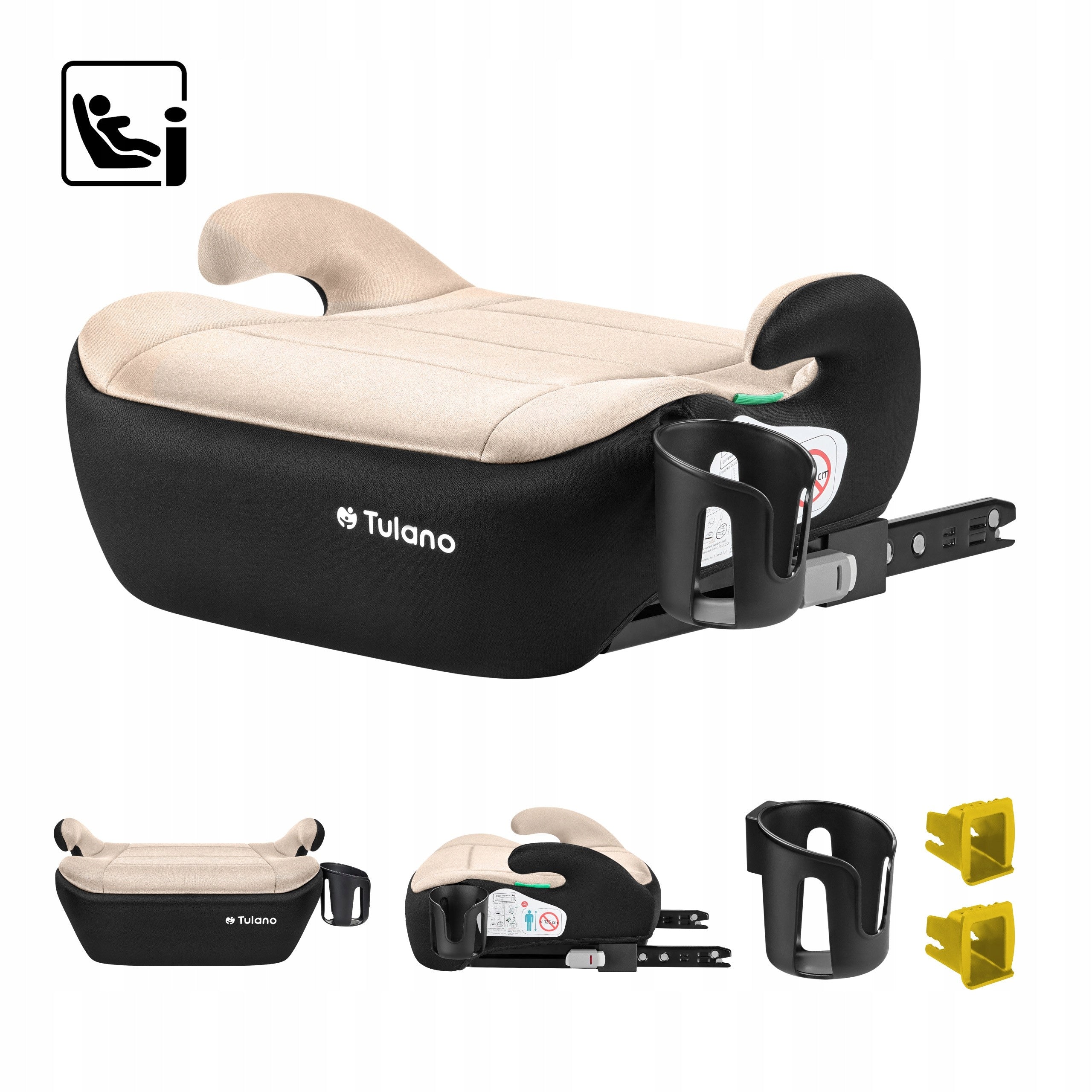 Car seat 15-36kg TULANO I-Size Isofix stand beige