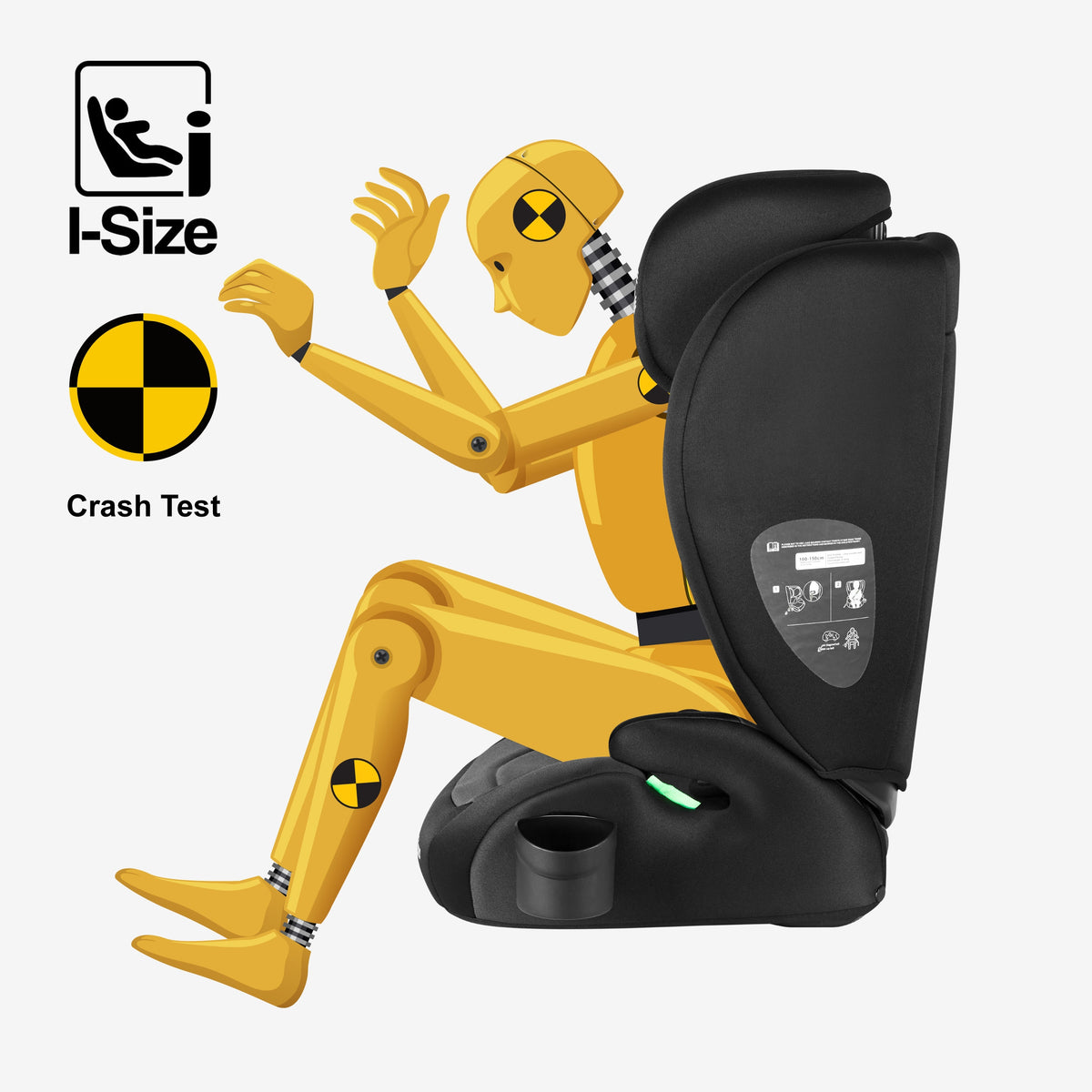 Car seat 15-36kg TULANO i-Size R129 stand 100-150 Manufacturer code TN-JOY 20 BLACK-GREY
