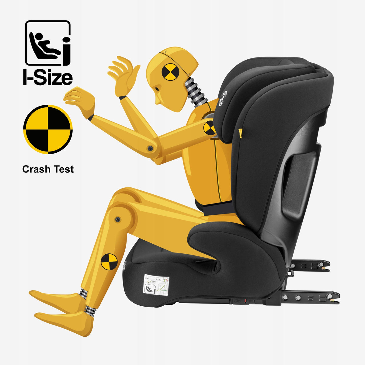 Car seat 15-36kg isofix TULANO i-Size black 100-150cm Brand TULANO