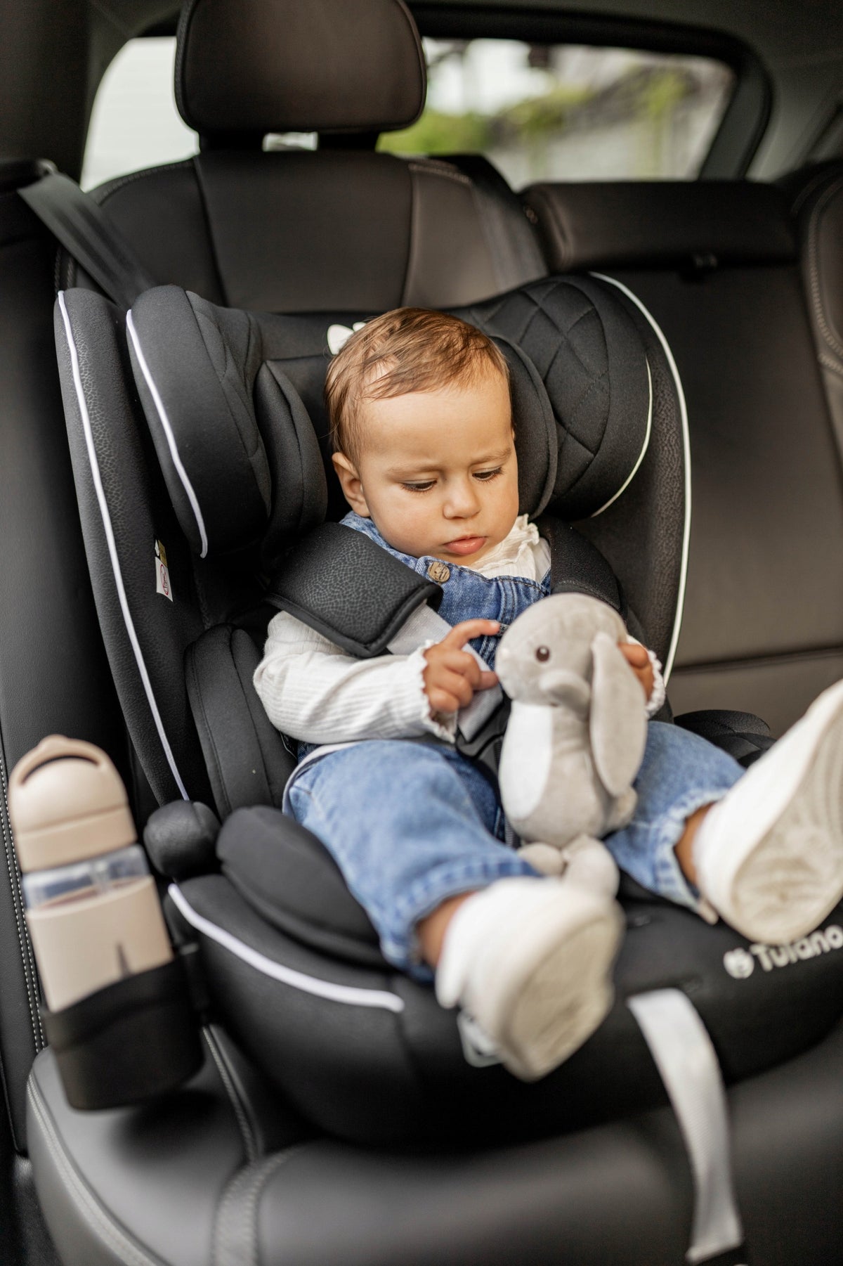 Car seat 9-36kg TULANO i-Size R129 seat adjustable 76-150cm Manufacturer code TN-ZOOMA 25 GREY-BLACK