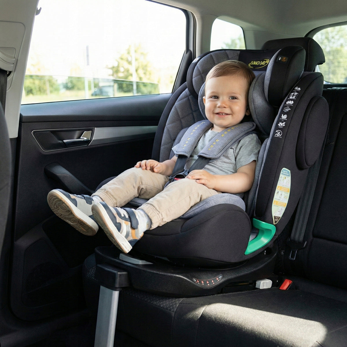 Car seat IBIZA 40-150cm Isofix I-size Rotary 360° SUMMER BABY Manufacturer code 4790