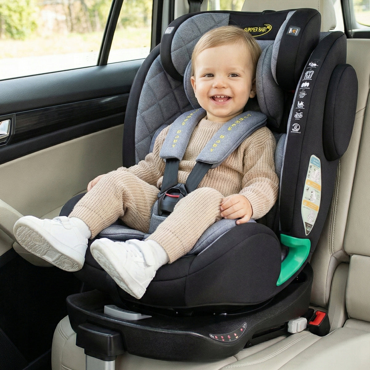 Car seat IBIZA 40-150cm Isofix I-size Rotary 360° SUMMER BABY Packaging status original