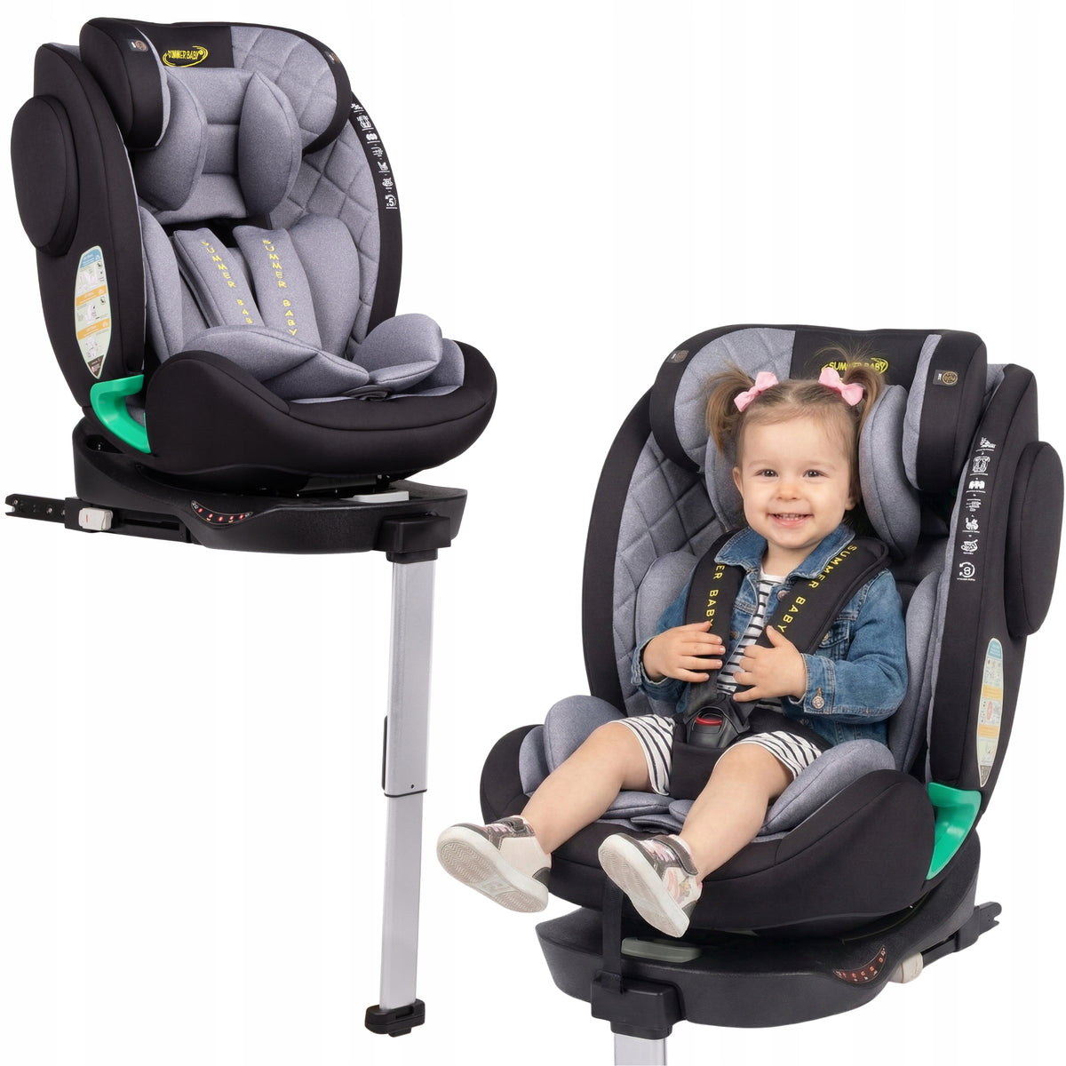 Car seat IBIZA 40-150cm Isofix I-size Rotary 360° SUMMER BABY