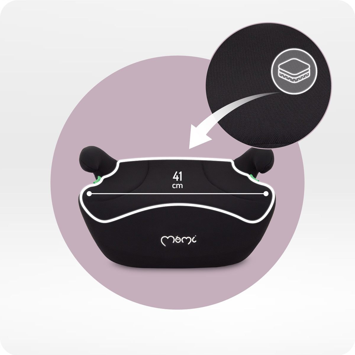 Car seat MoMi Liko 2026 black Brand MoMi