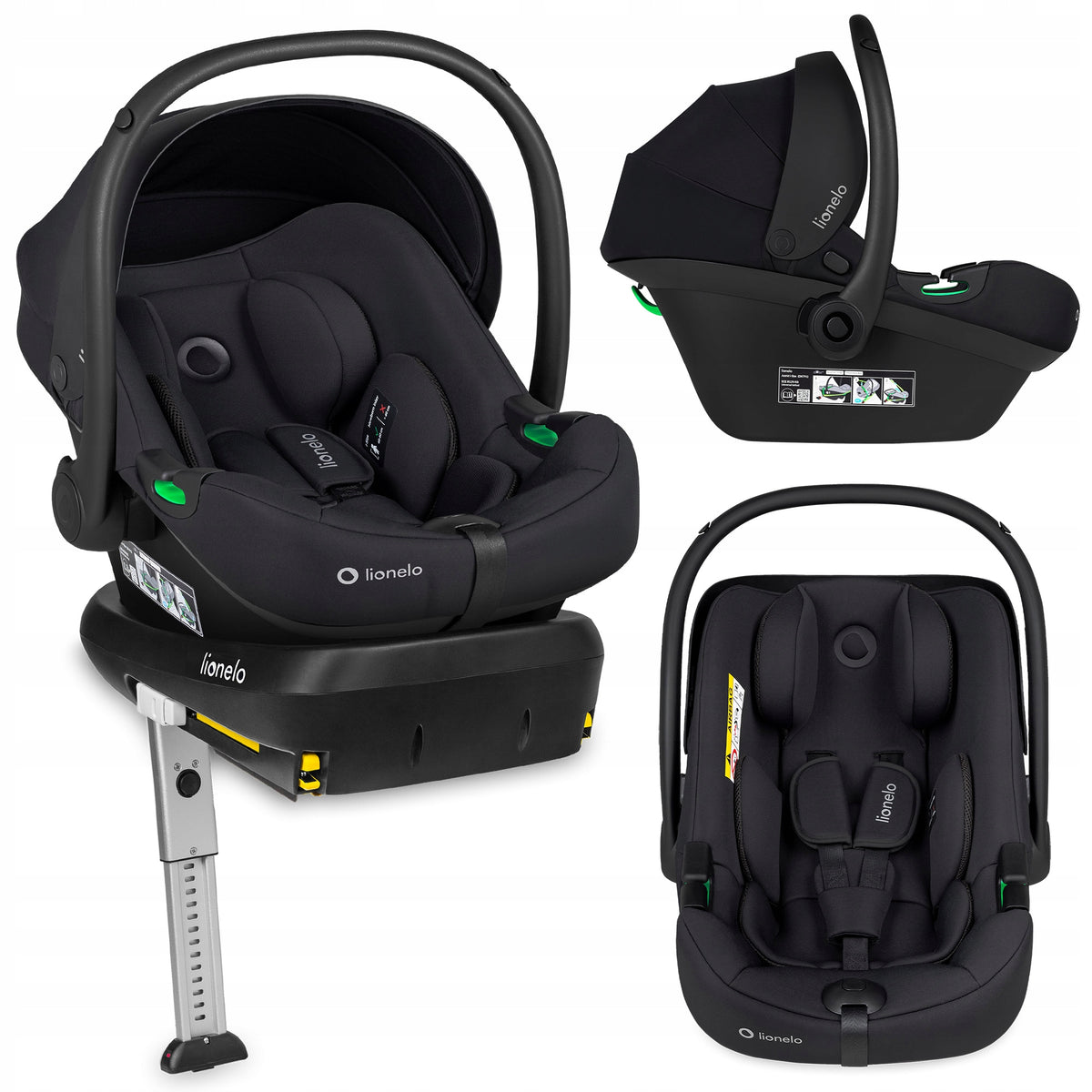 Car seat with base ADAC CERTIFICATE set Lionelo Astrid i-Size