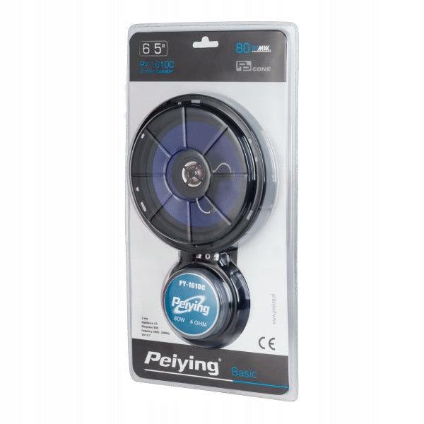 Car speakers set 2pcs PY-1610C 6.4", Maximum power:80W