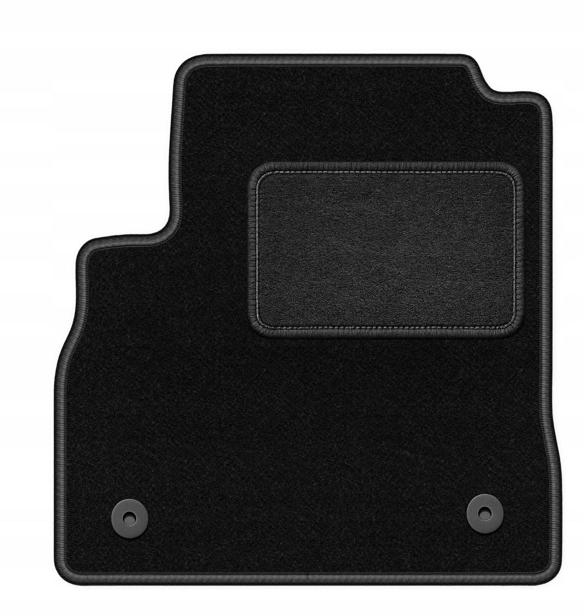 Car velour driver rug for Opel Astra K 2015- LUX black