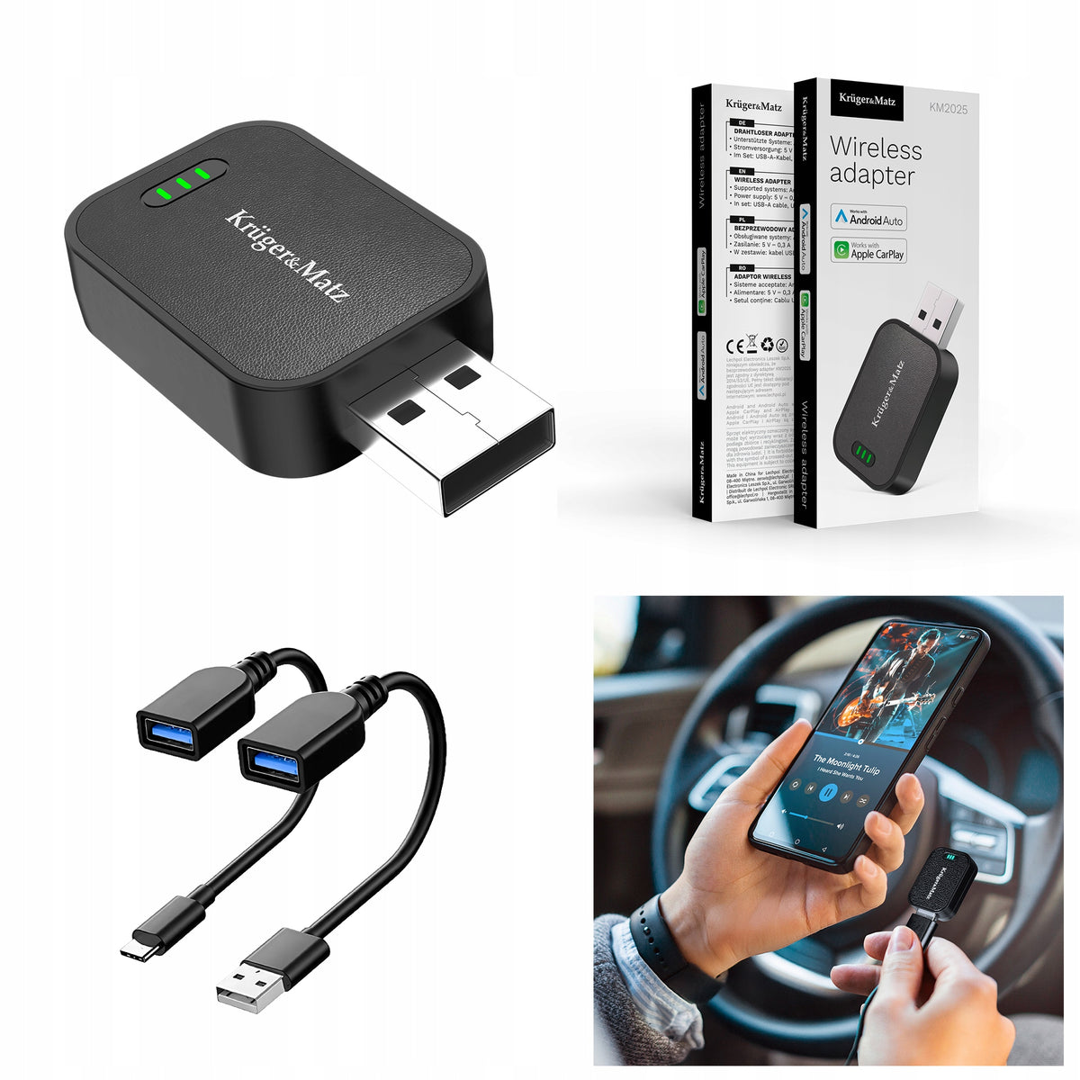 CarPlay Wireless Adapter - Android Auto