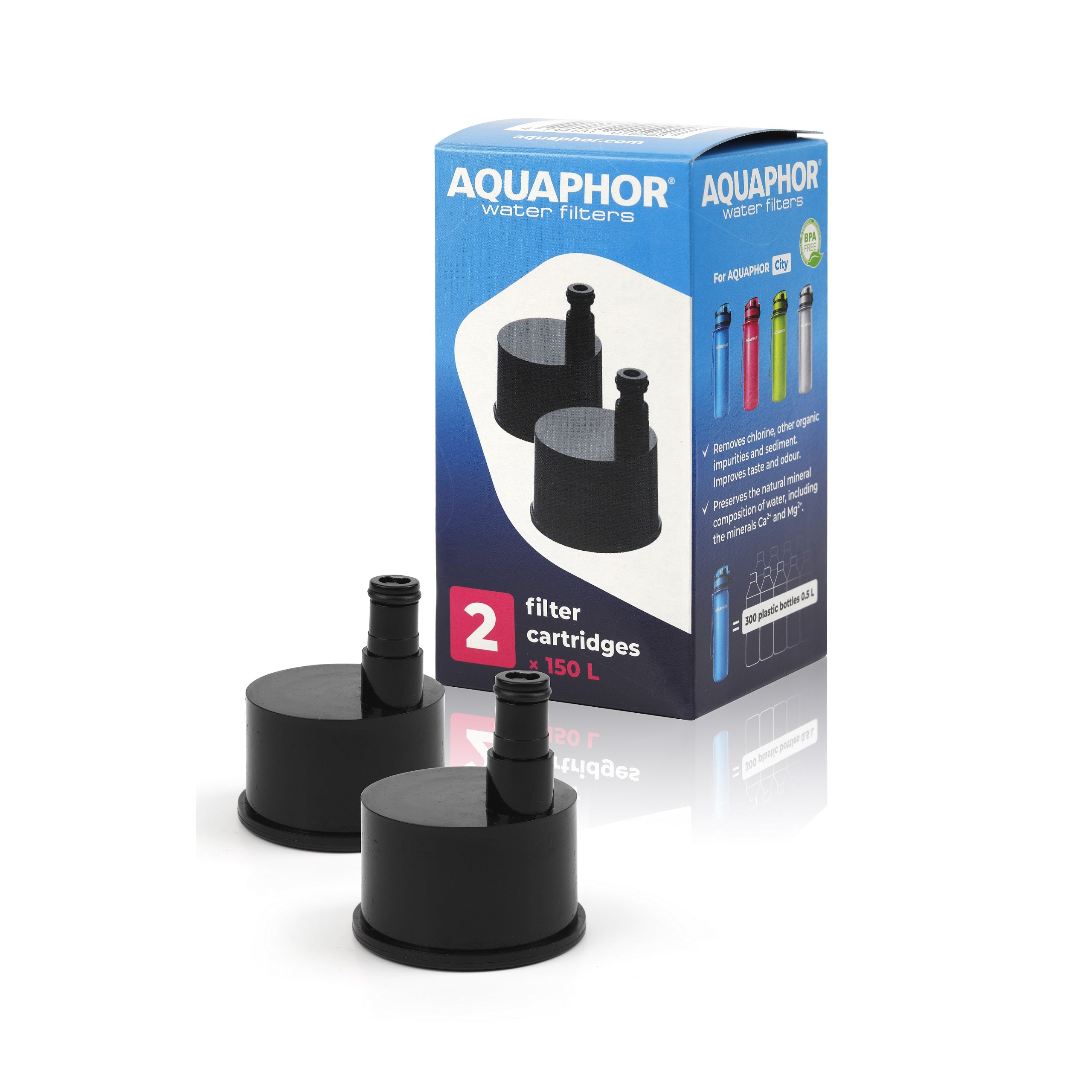 Carbon Filter Water Cartridge for Bottle AQUAPHOR CITY set of 6 EAN (GTIN) 5904121132457