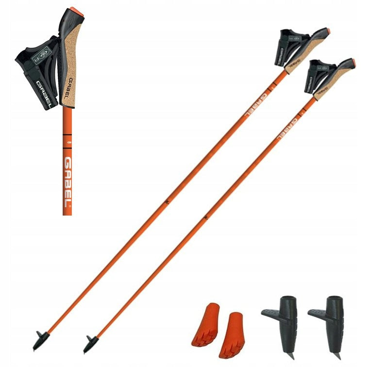 Carbon poles for Nordic Walking GABEL X-1.35 Active 115 cm light Packaging status original