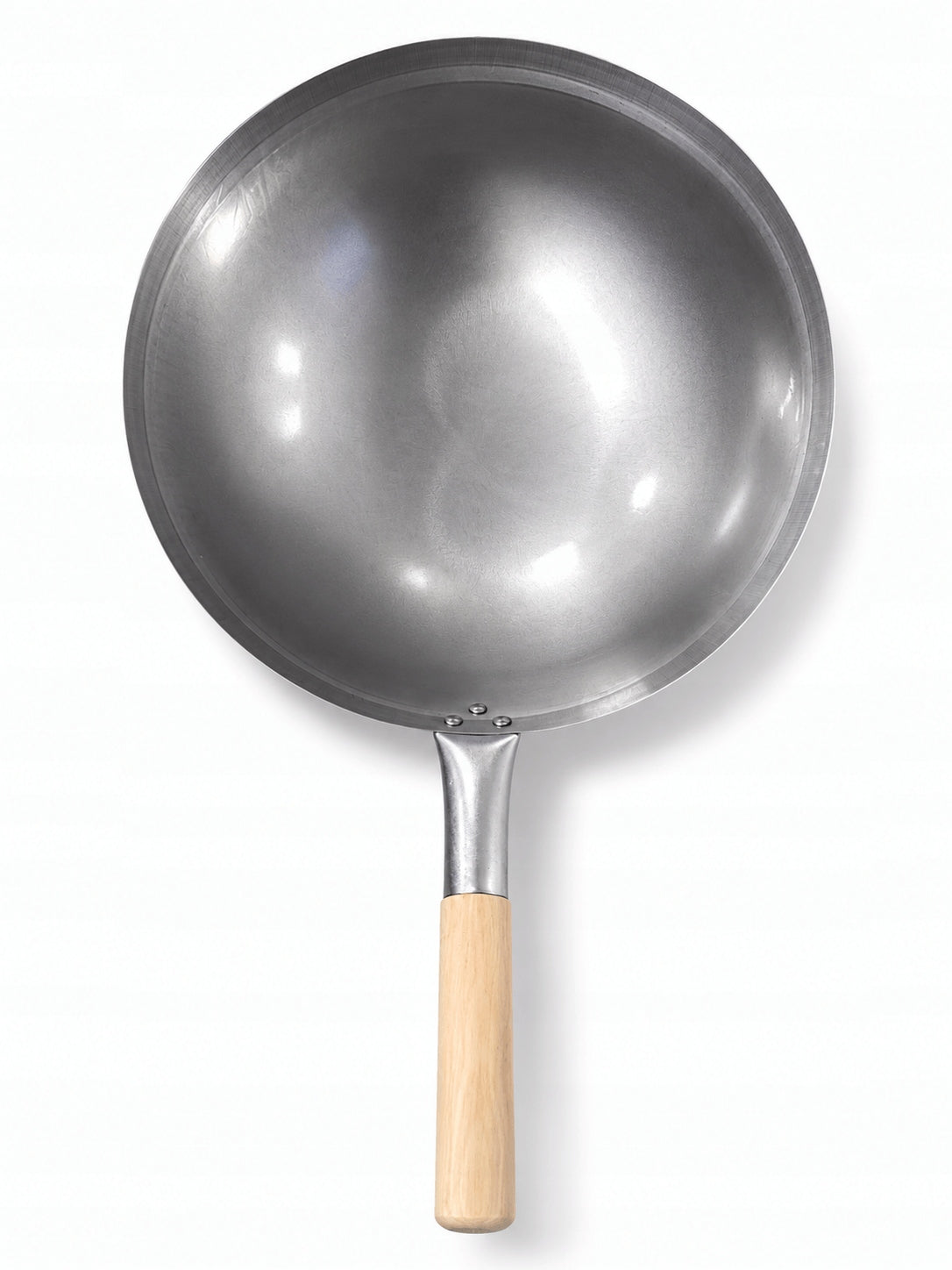 Carbon steel wok pan round bottom 40cm deep Szron CWW-16