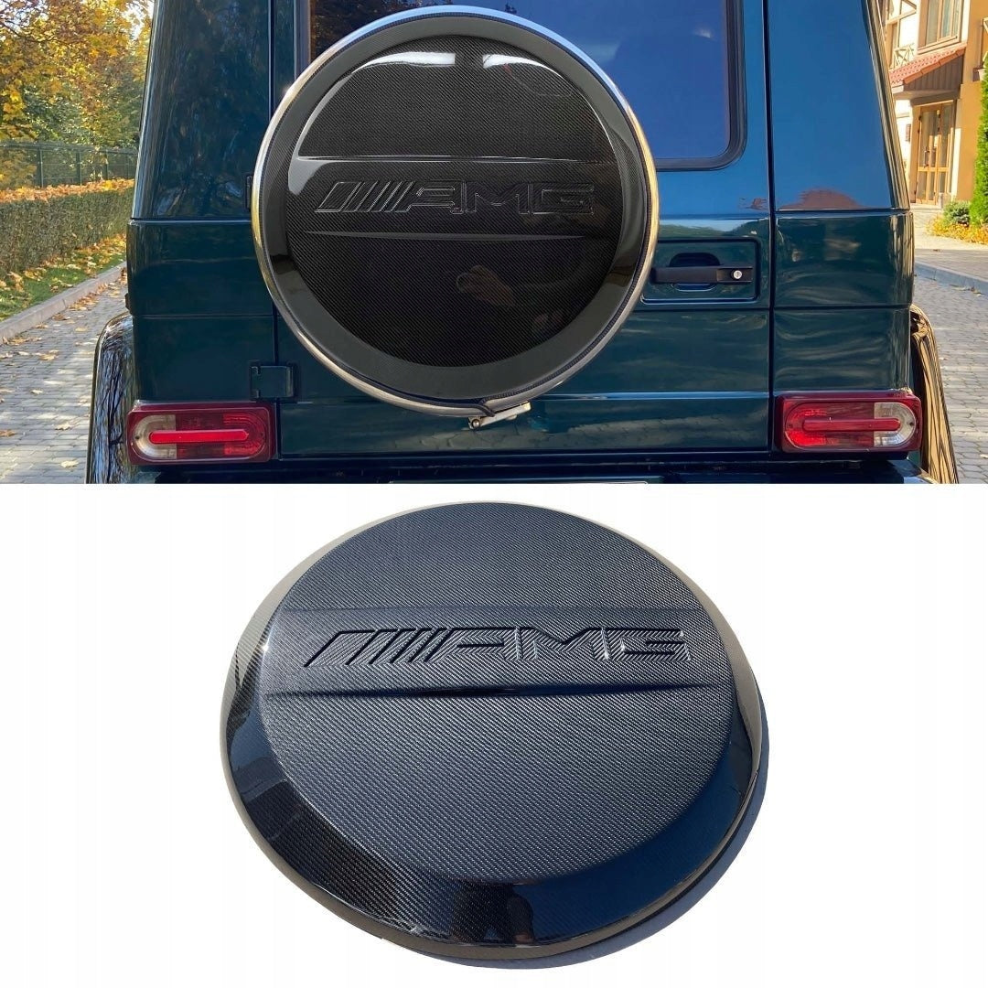 Carbon wheel guard for Mercedes Benz G-Class W463 in AMG style