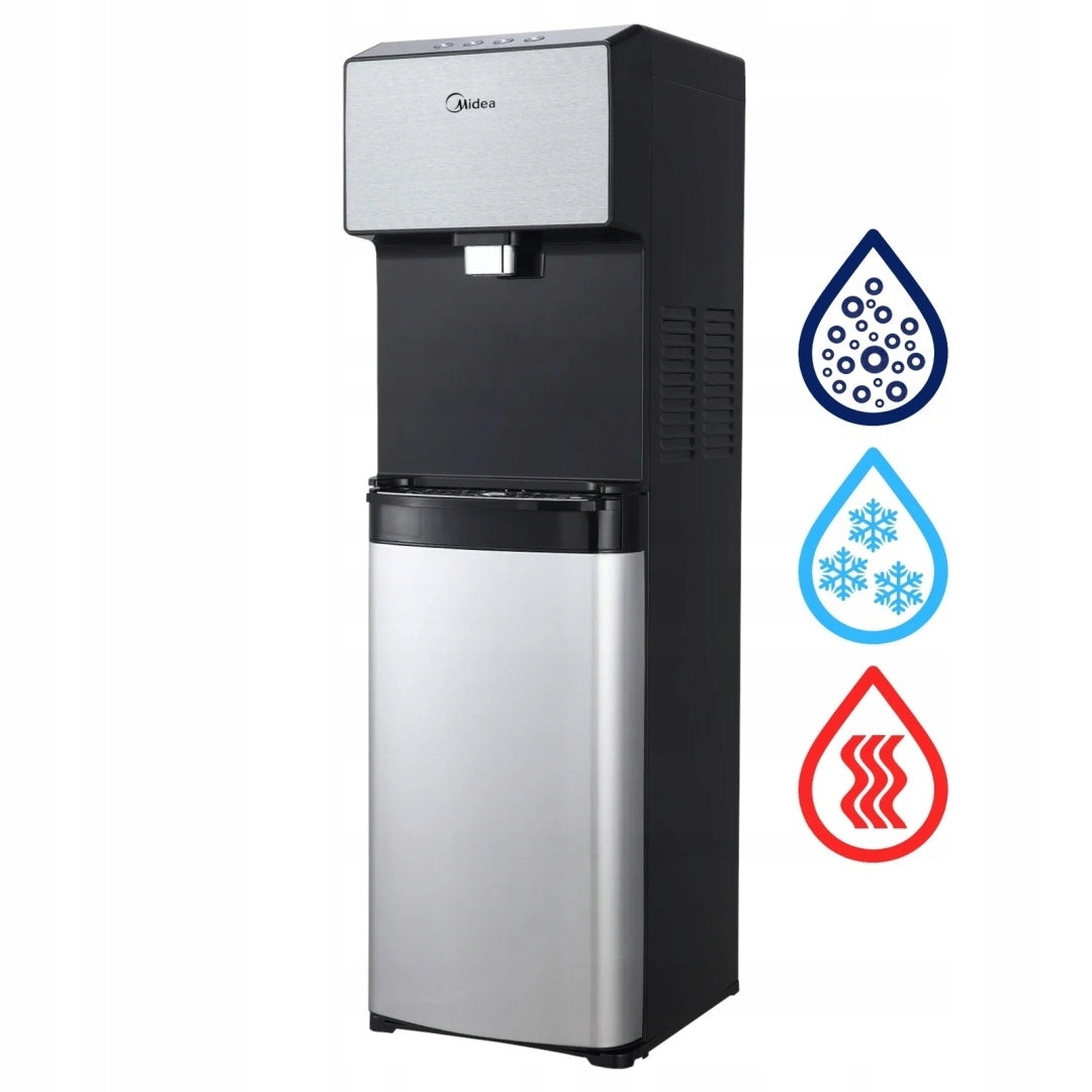 Carbonated water dispenser Midea JS1844S SODA PLUS SILVER + filter AQS