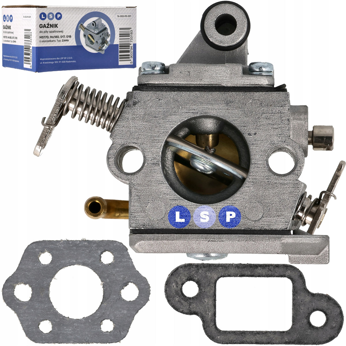 Carburetor For Combustion Saw Stihl MS180 MS170 017 018 Zama Gaskets Set