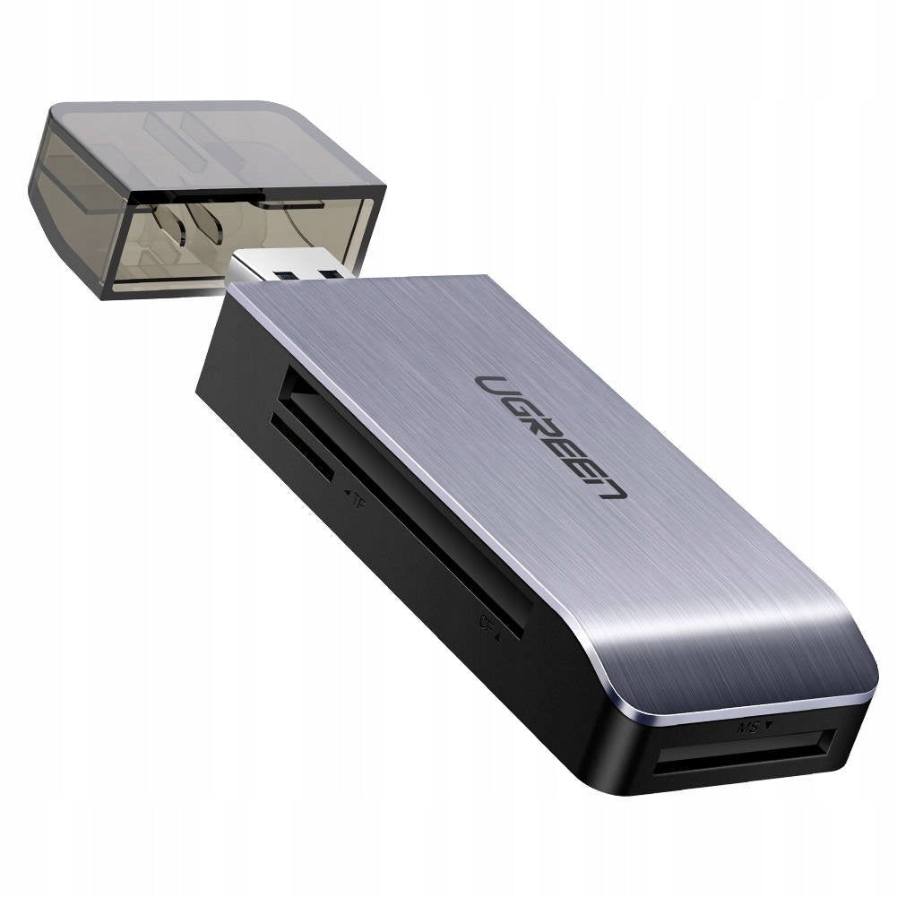 Card reader UGREEN CM180 USB 4in1 SD/ microSD/ CF/ MS (silver) Ugreen Kind universal