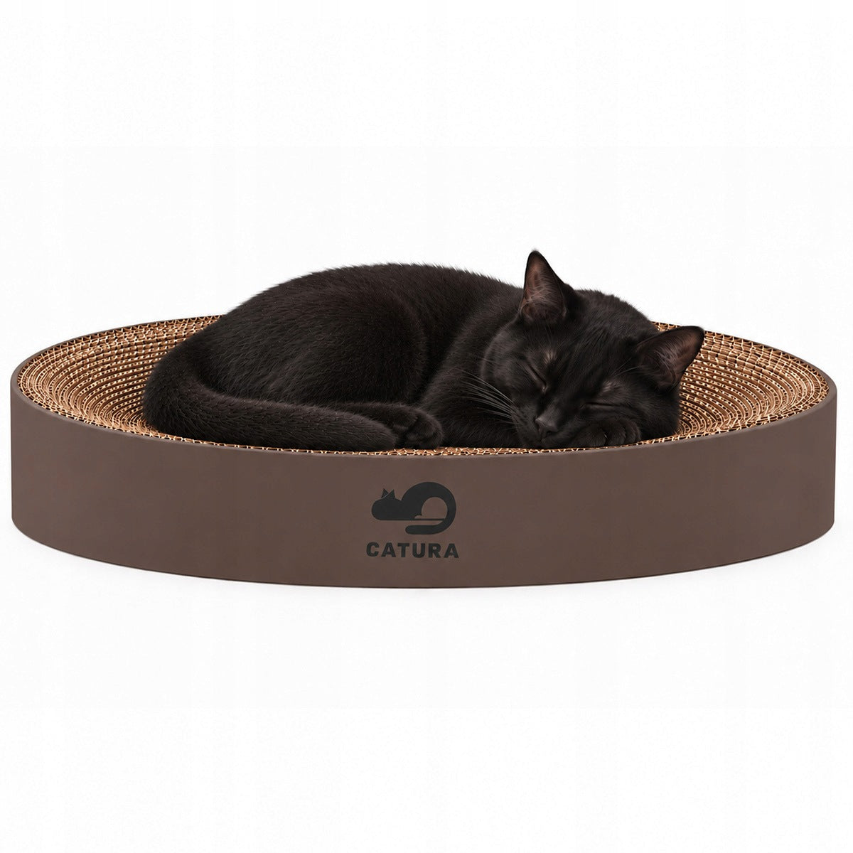 Cardboard SCRATCHER for cat CATURA 2in1 Cardboard BED 50x33x10 cm