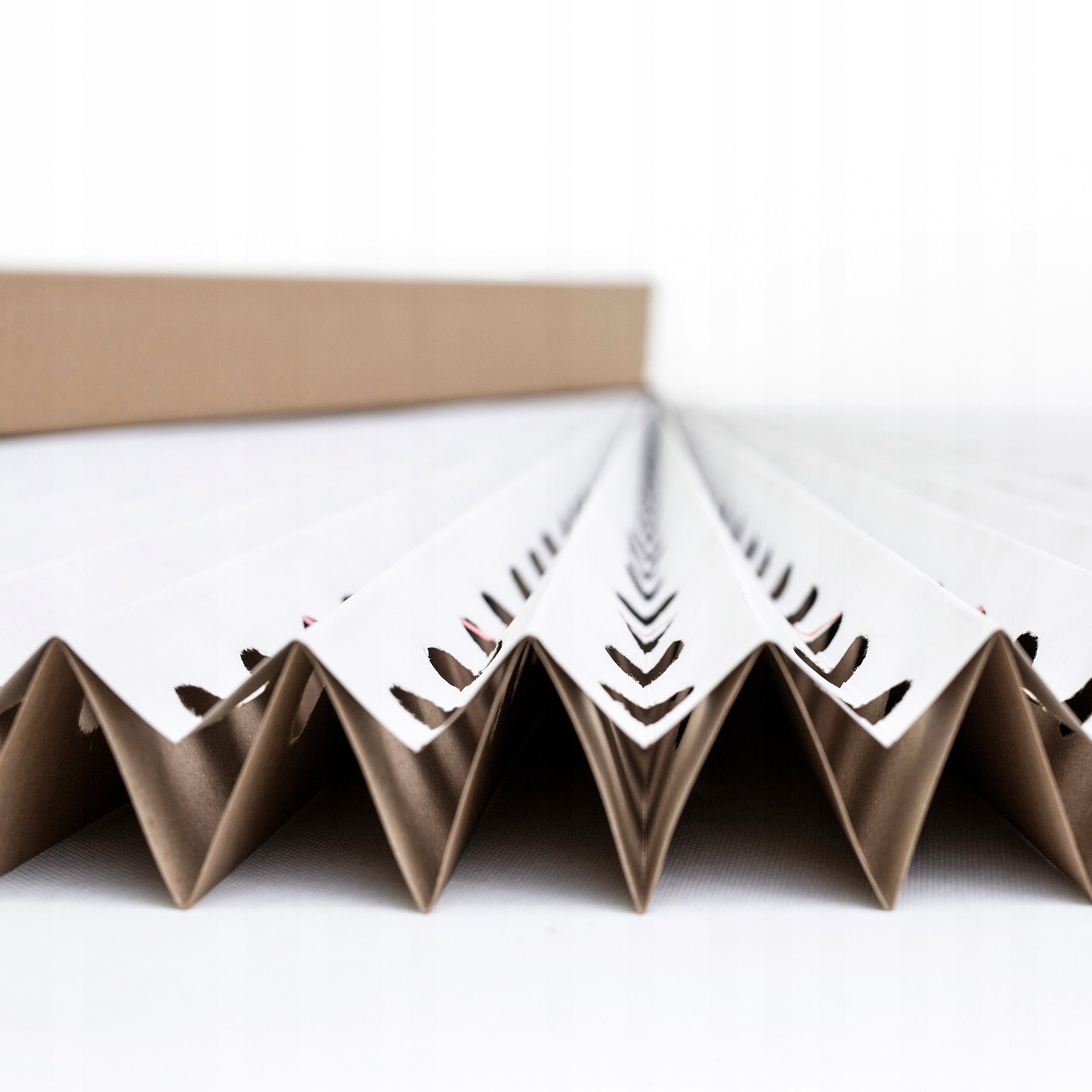 Cardboard filter for paint wall 1m x 10m