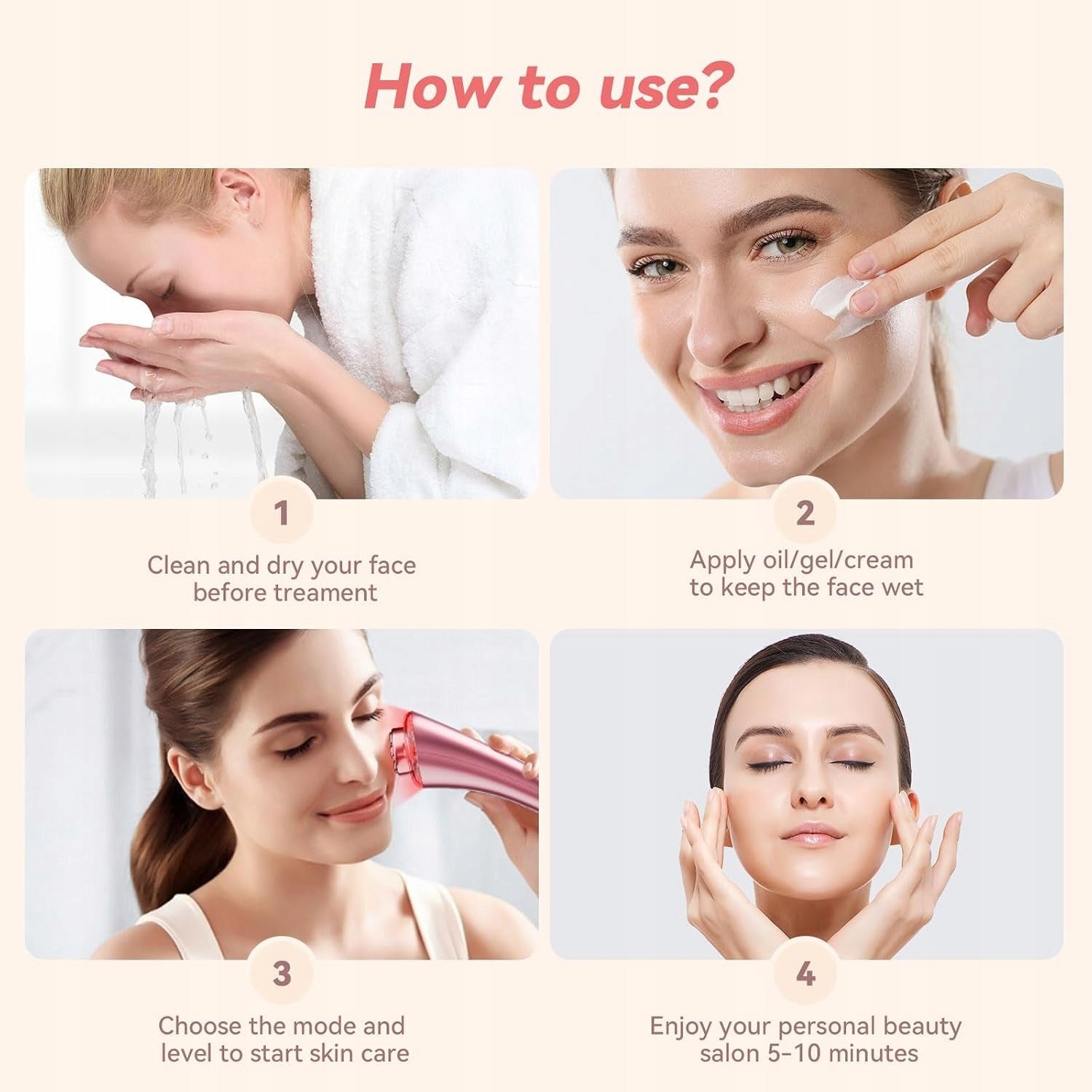 Carer Beauty LED Anti-Wrinkle Face Massager Phototherapy Brand no brand