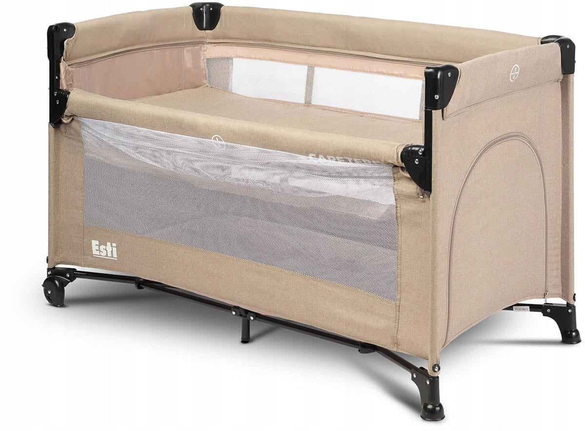 Caretero Esti - travel cot with lowered side Brand Caretero
