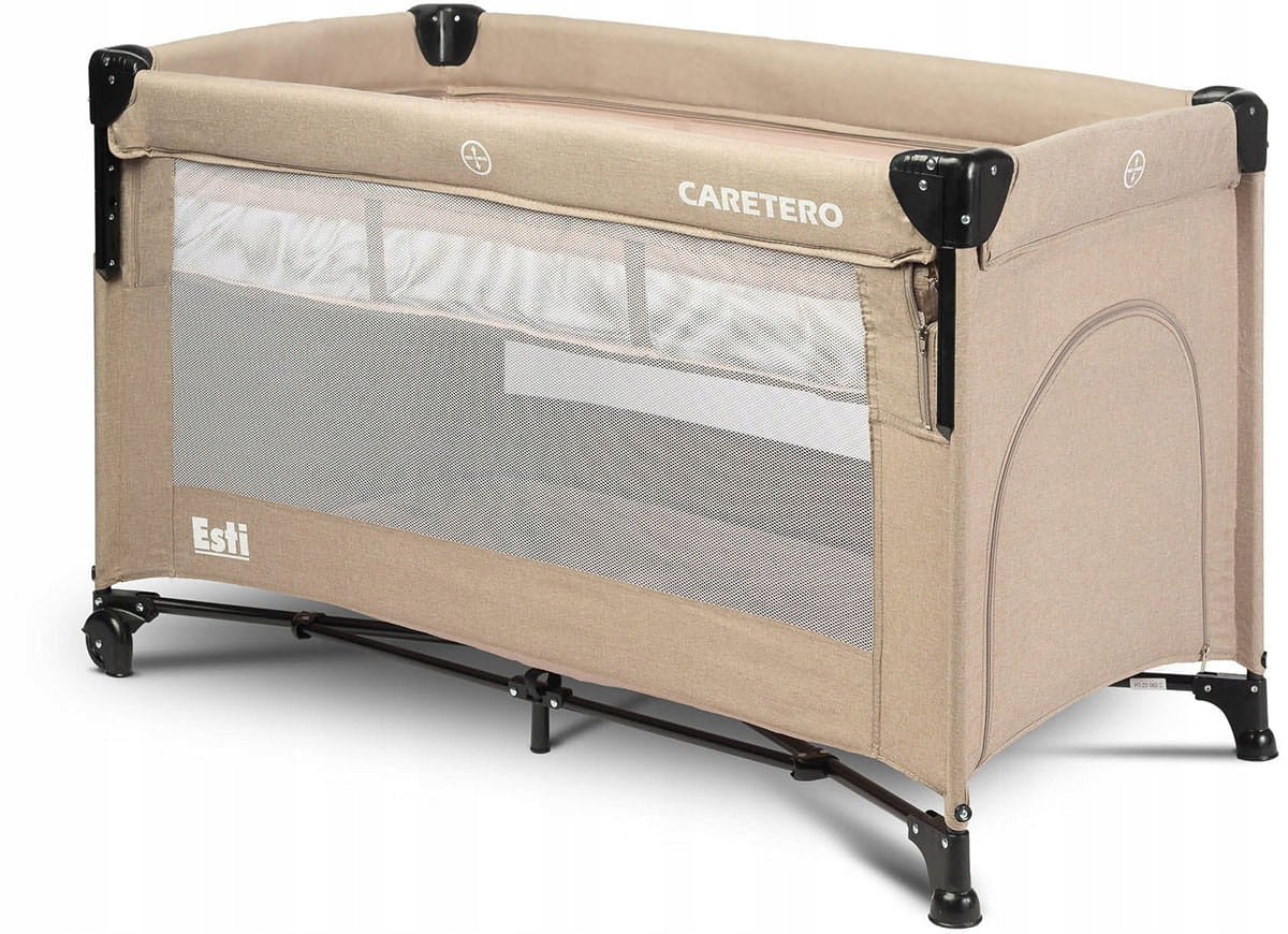 Caretero Esti - travel cot with lowered side