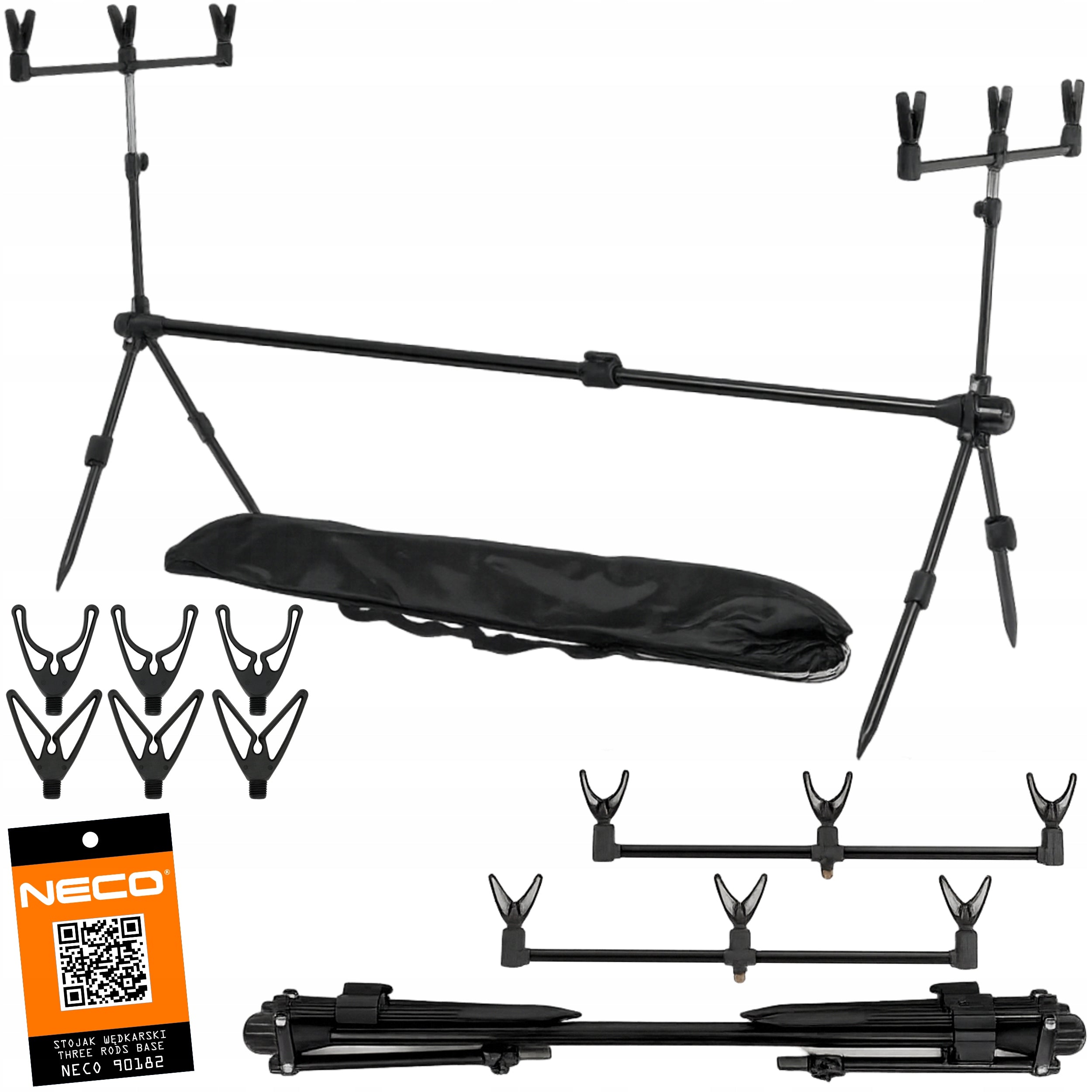 Carp Stand Rod Under Stand THREE RODS BASE NECO