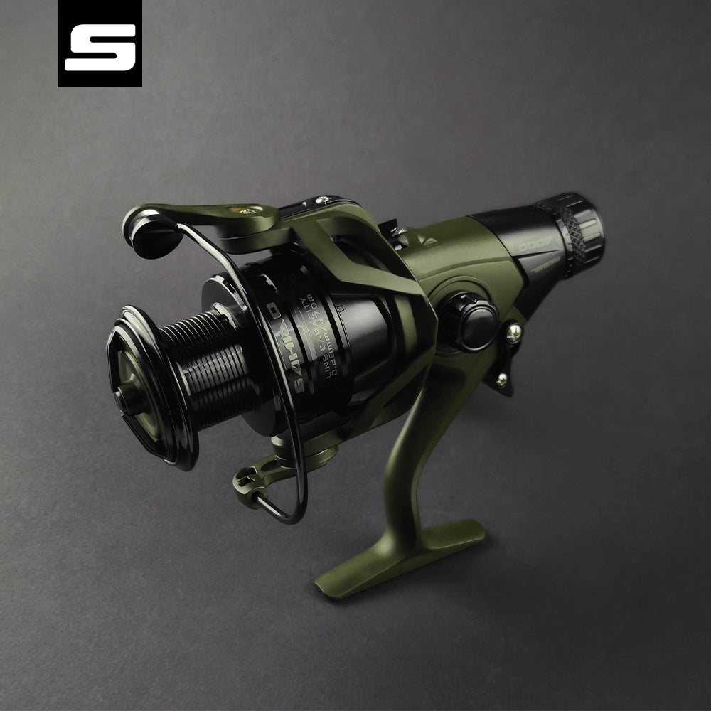 Carp reel with free gear Sahido REBEL REEL 4000 Strong Brake Packaging status original