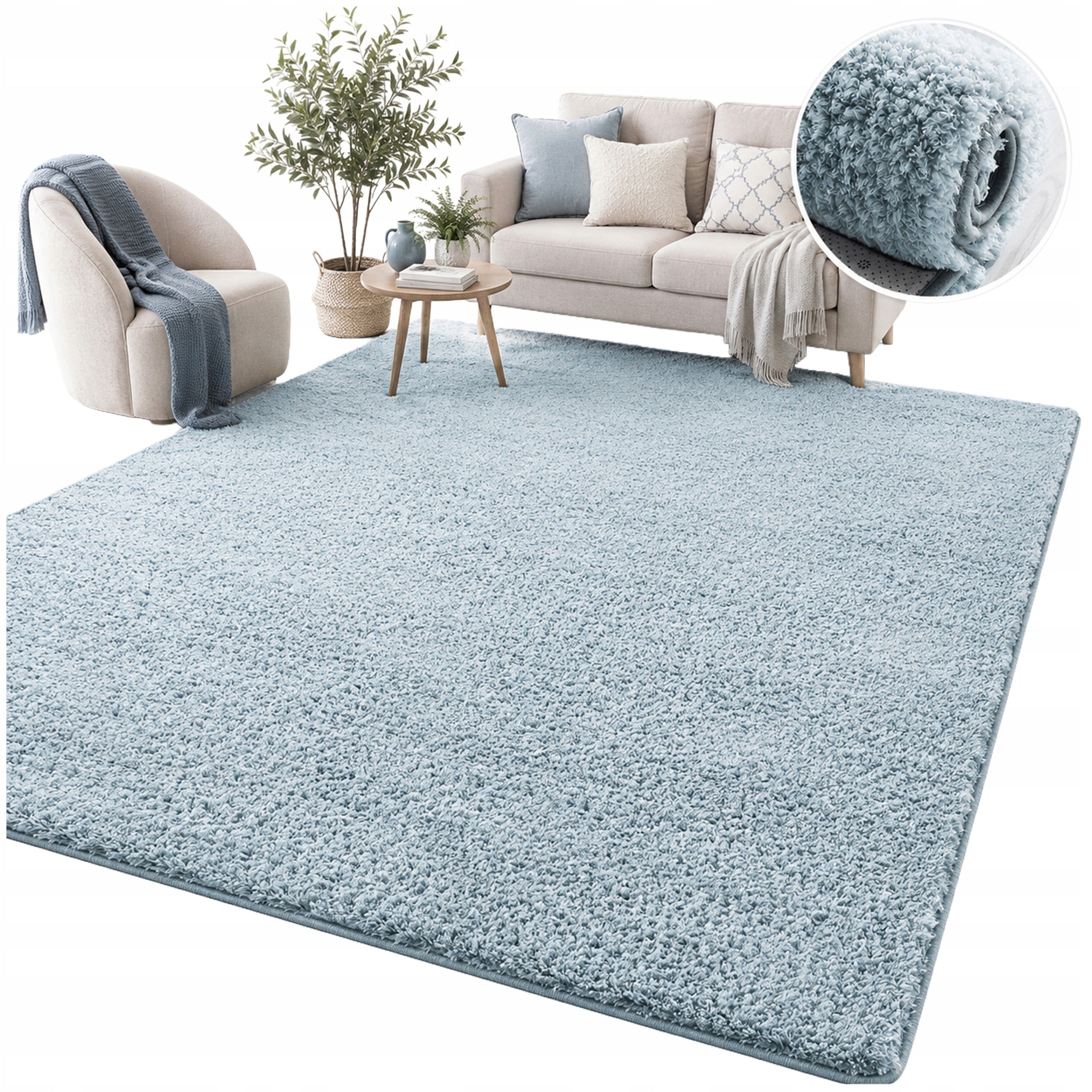 Carpet Alpaca modern fluffy plush soft loft living room 160x230