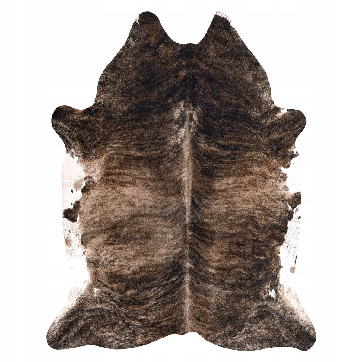 Carpet Artificial Cow Leather Brown Skin For Living Room 100x150 cm