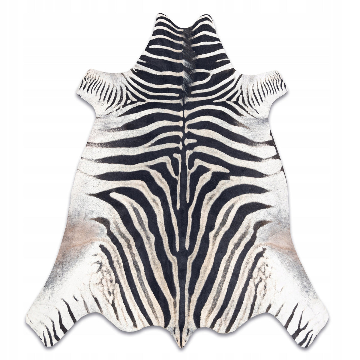 Carpet Artificial Cowhide Leather Zebra White and black skin for living room 100x150 cm Kind artificial