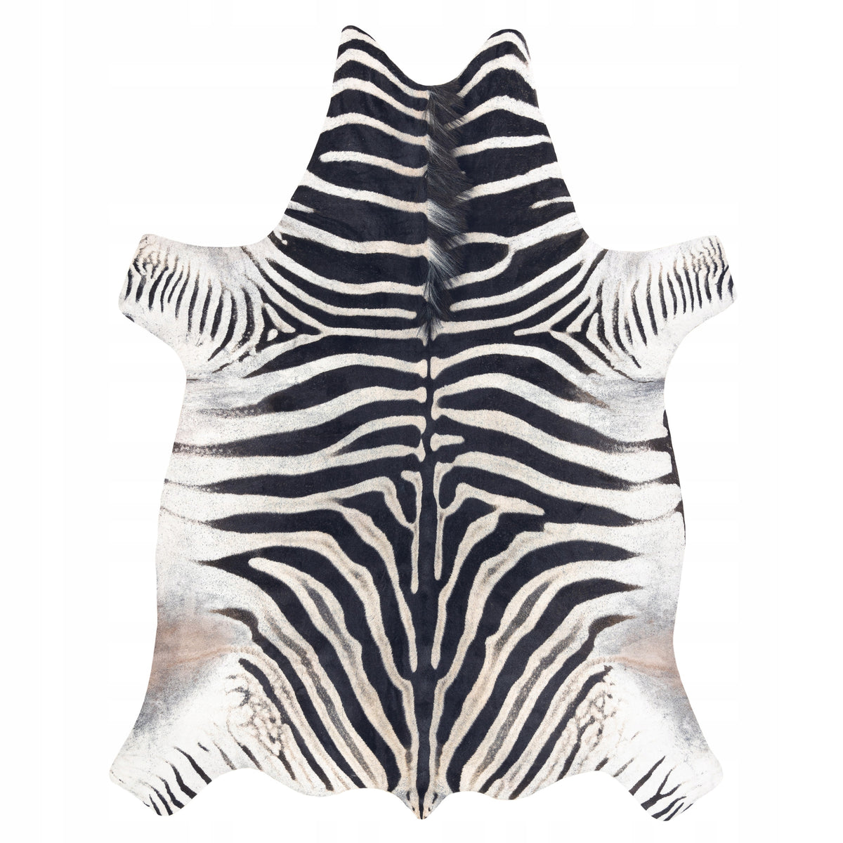 Carpet Artificial Cowhide Leather Zebra White and black skin for living room 100x150 cm