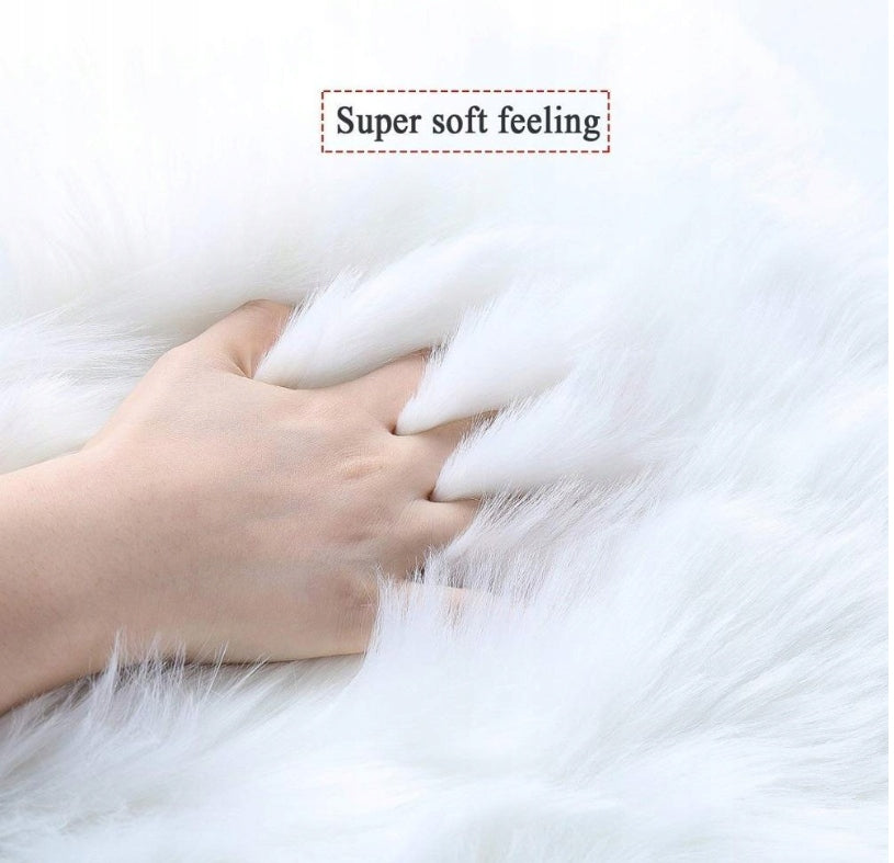 Carpet Artificial Sheepskin Fluffy Fur Rug For Living Room Soft 90cm Manufacturer code 1