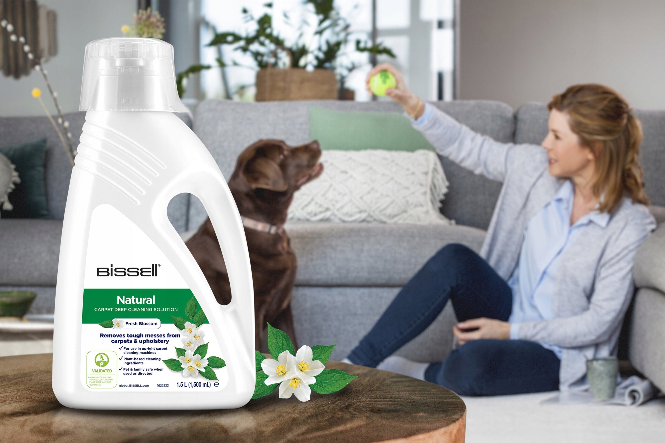 Carpet Cleaner BISSELL Wash & Refresh Natural Fresh Blossom Manufacturer Bissell