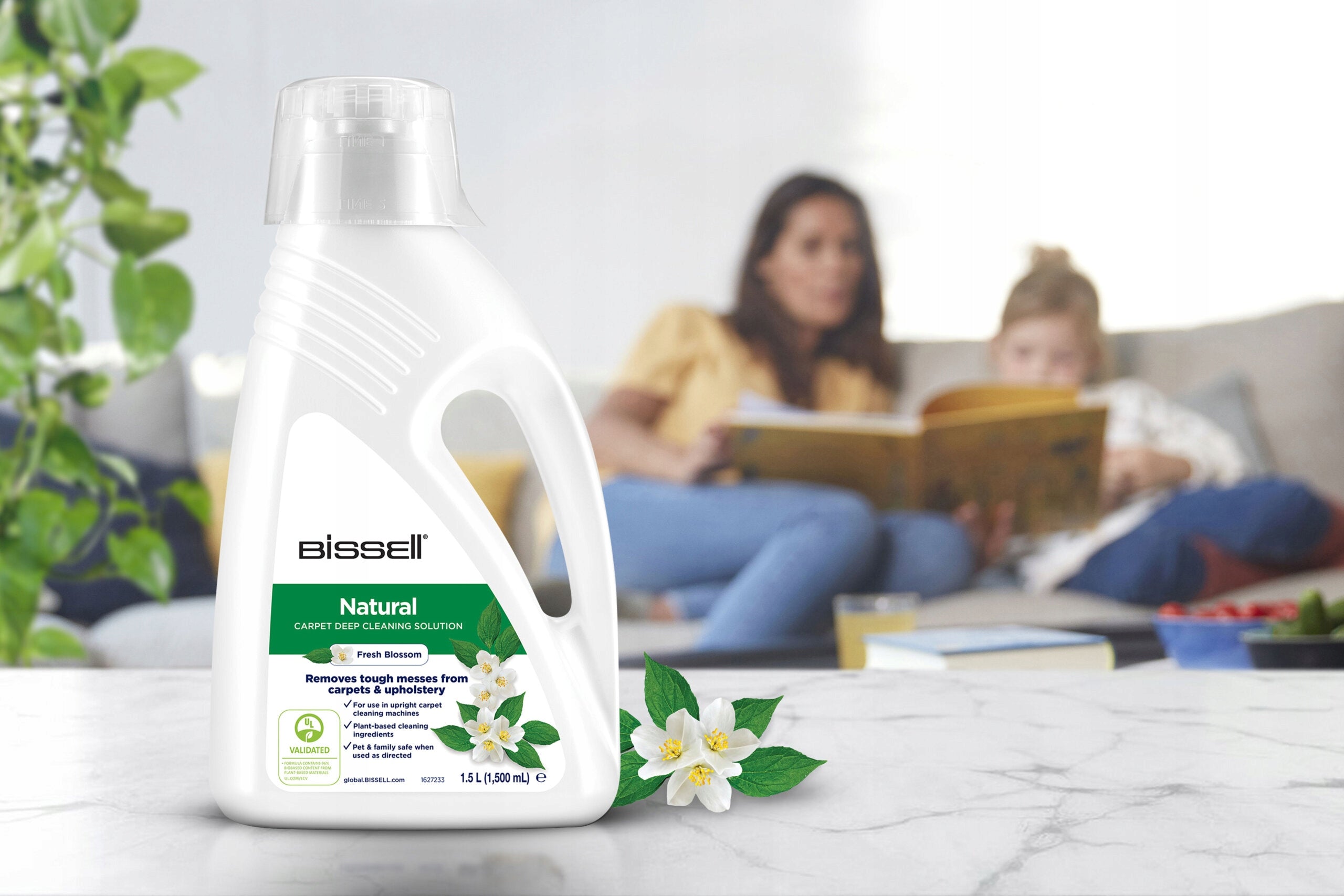 Carpet Cleaner BISSELL Wash & Refresh Natural Fresh Blossom Model 3244G
