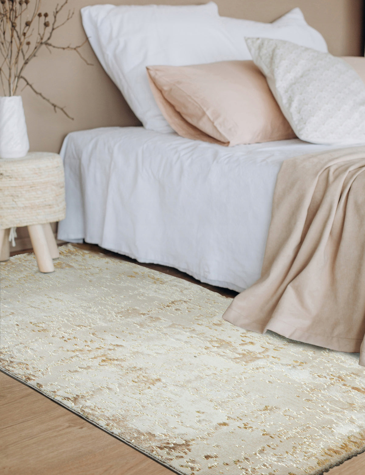 Carpet Modern Rubbed Beige Gold Soft Sidewalk Fashionable Loft 80x150 Packaging status original