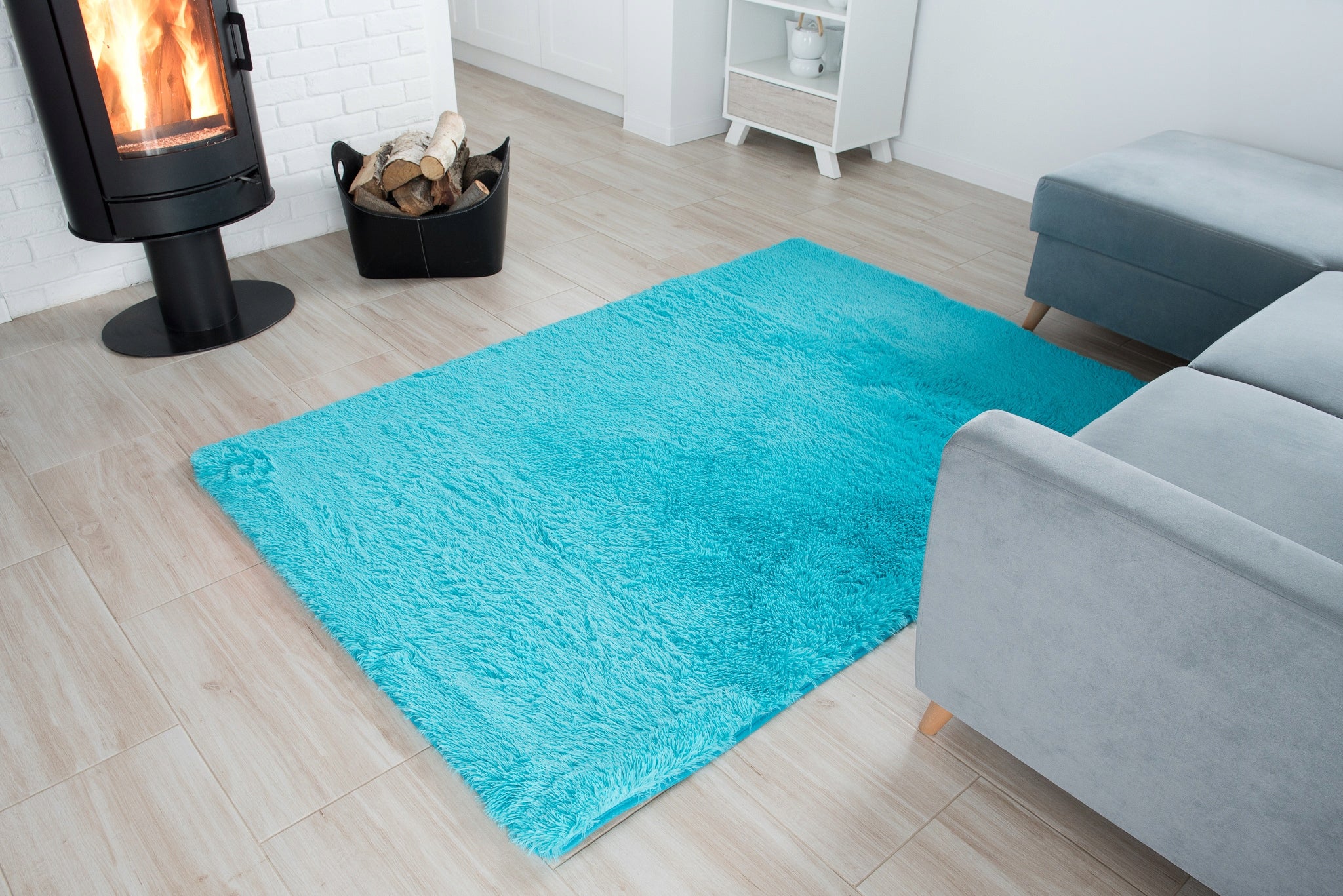 Carpet Plush 80x150 Soft Plush Turquoise v17 Manufacturer code TURQUISE TURQUISE SILK