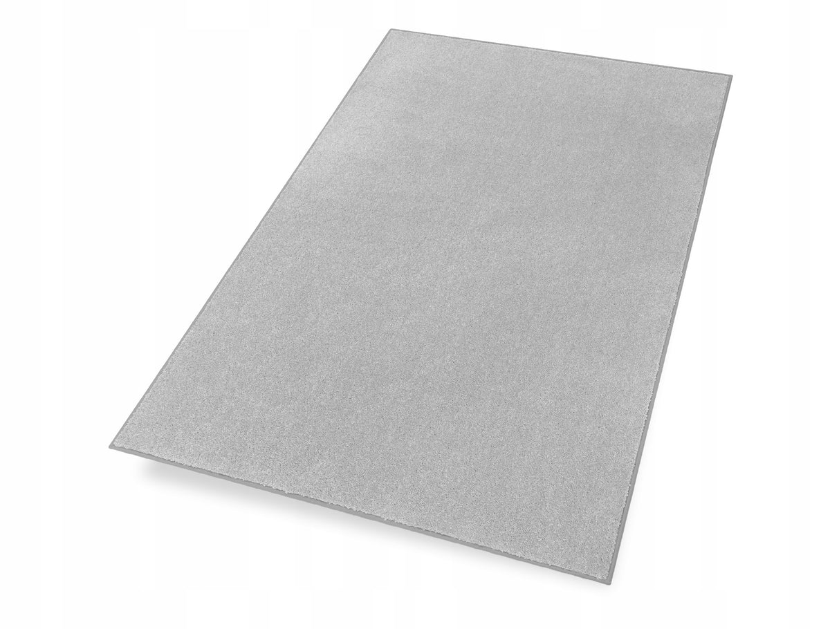 Carpet RUG for Dimension Stairs MEZZANINE Shaggy Silver SMOOTH 0034 100x100 EAN (GTIN) 5905031510236